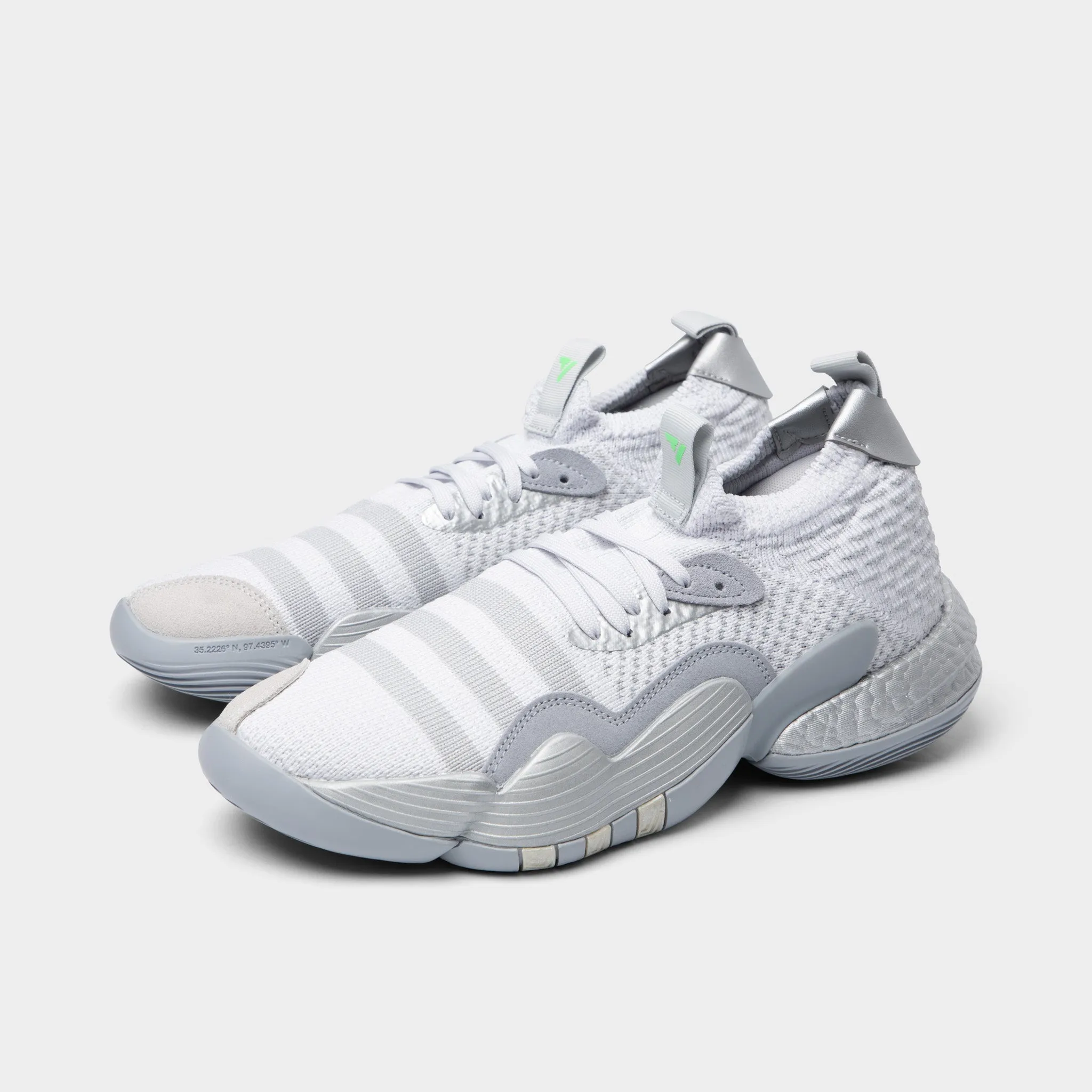 Fitness Edge adidas Trae Young 2.0 Dash Grey / Halo Silver - Metallic Silver