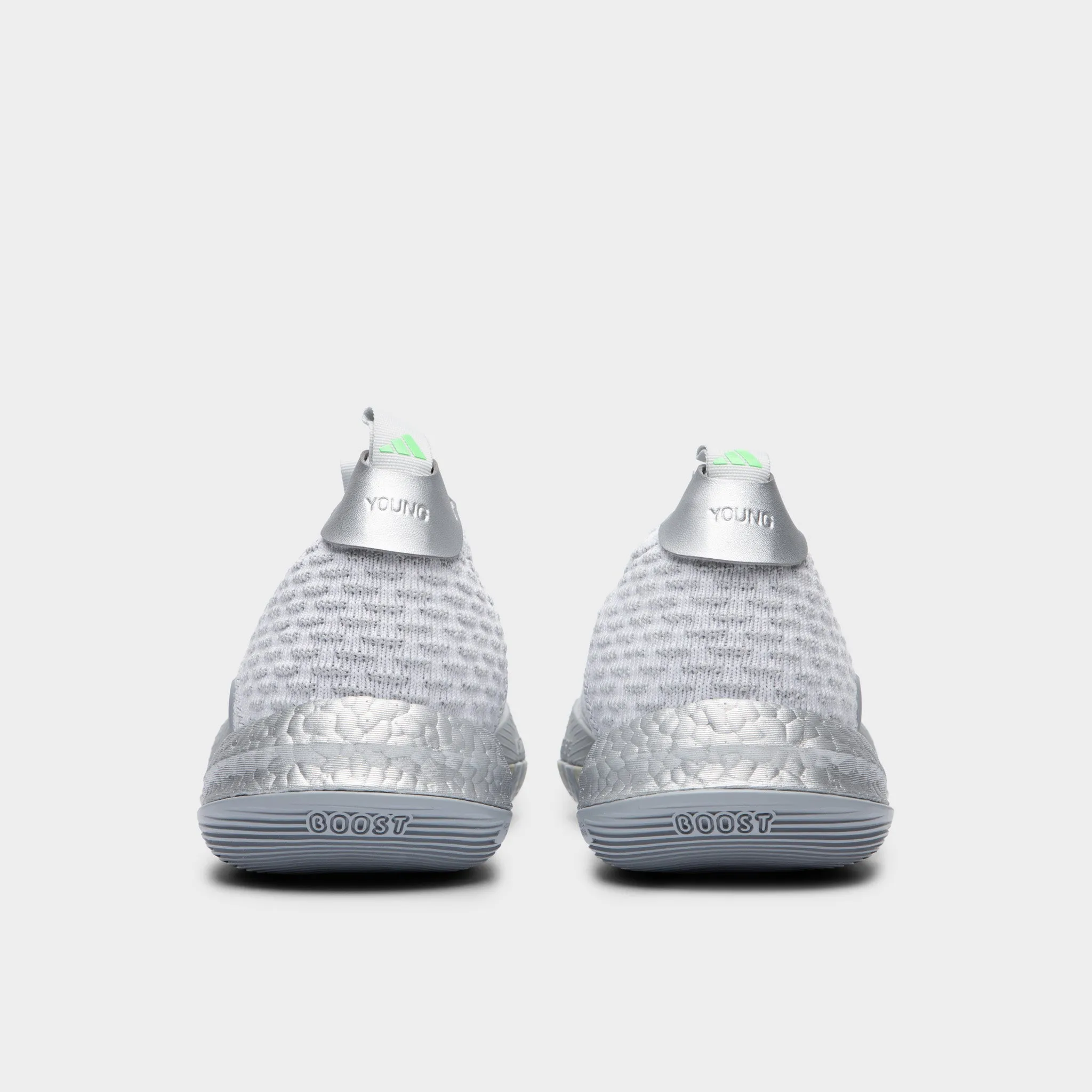 Odor Resistant Fabric Odor Control Tech adidas Trae Young 2.0 Dash Grey / Halo Silver - Metallic Silver