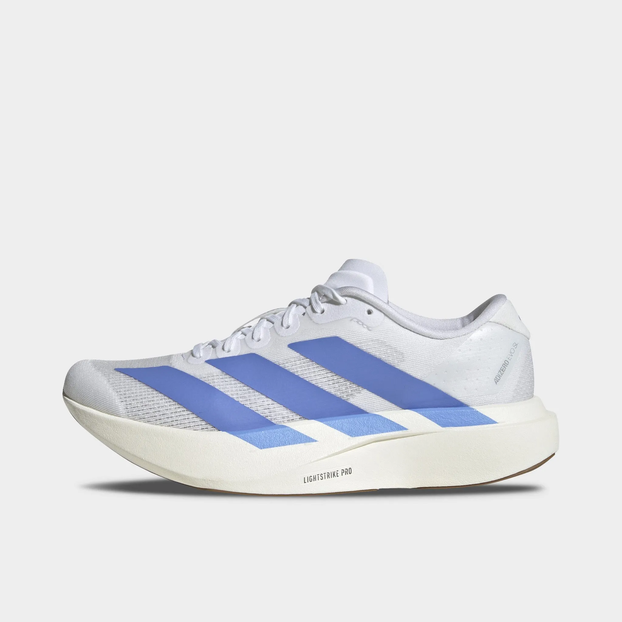 Exercise Daily Dynamic Sole adidas Women's Adizero EVO SL White / Blue Fusion - Off White