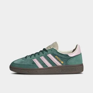 adidas Women's Handball Spezial Collegiate Green / Clear Pink - Cream White Sustainable materials