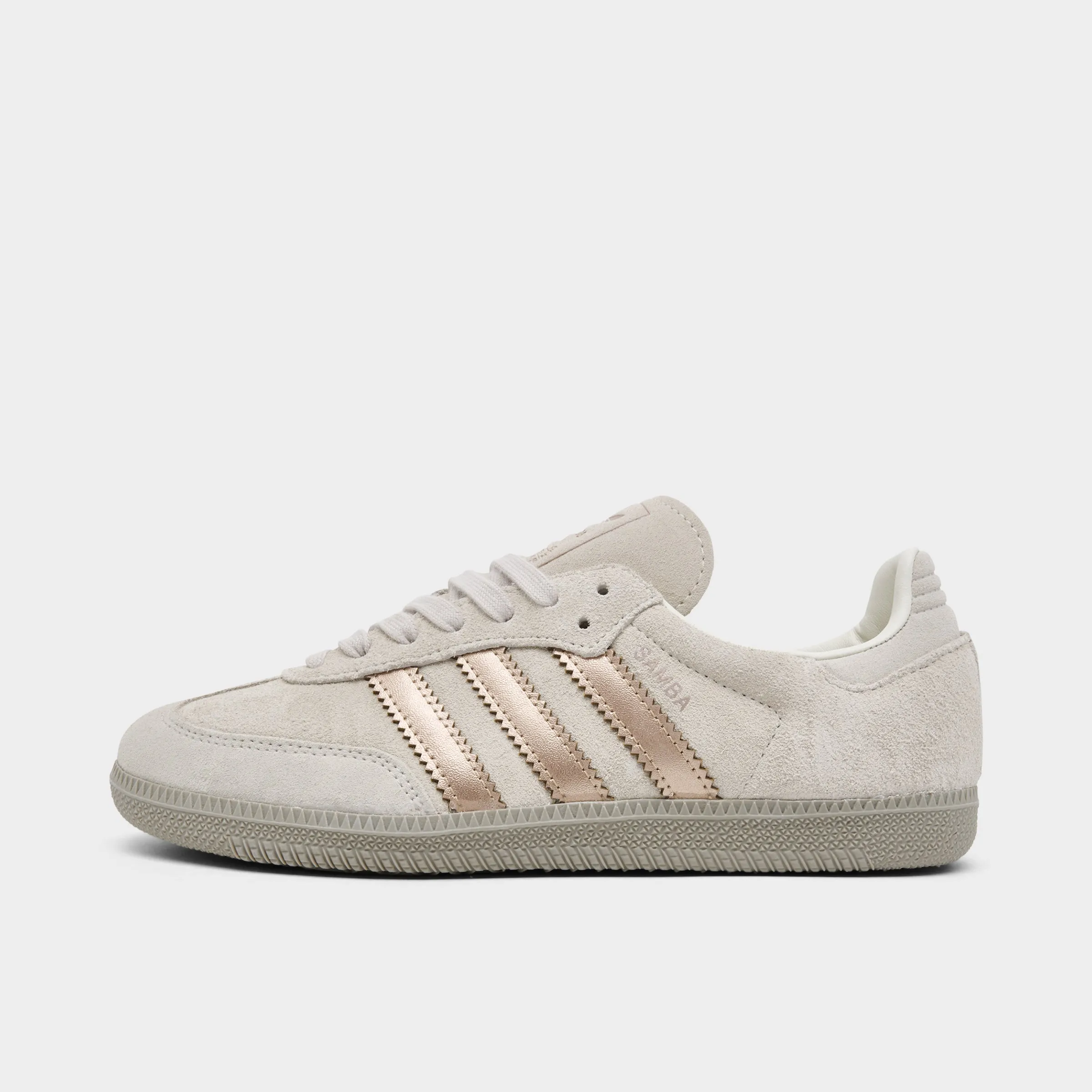 adidas Women's Samba OG Off White / Copper Metallic - Putty Beige Padded look