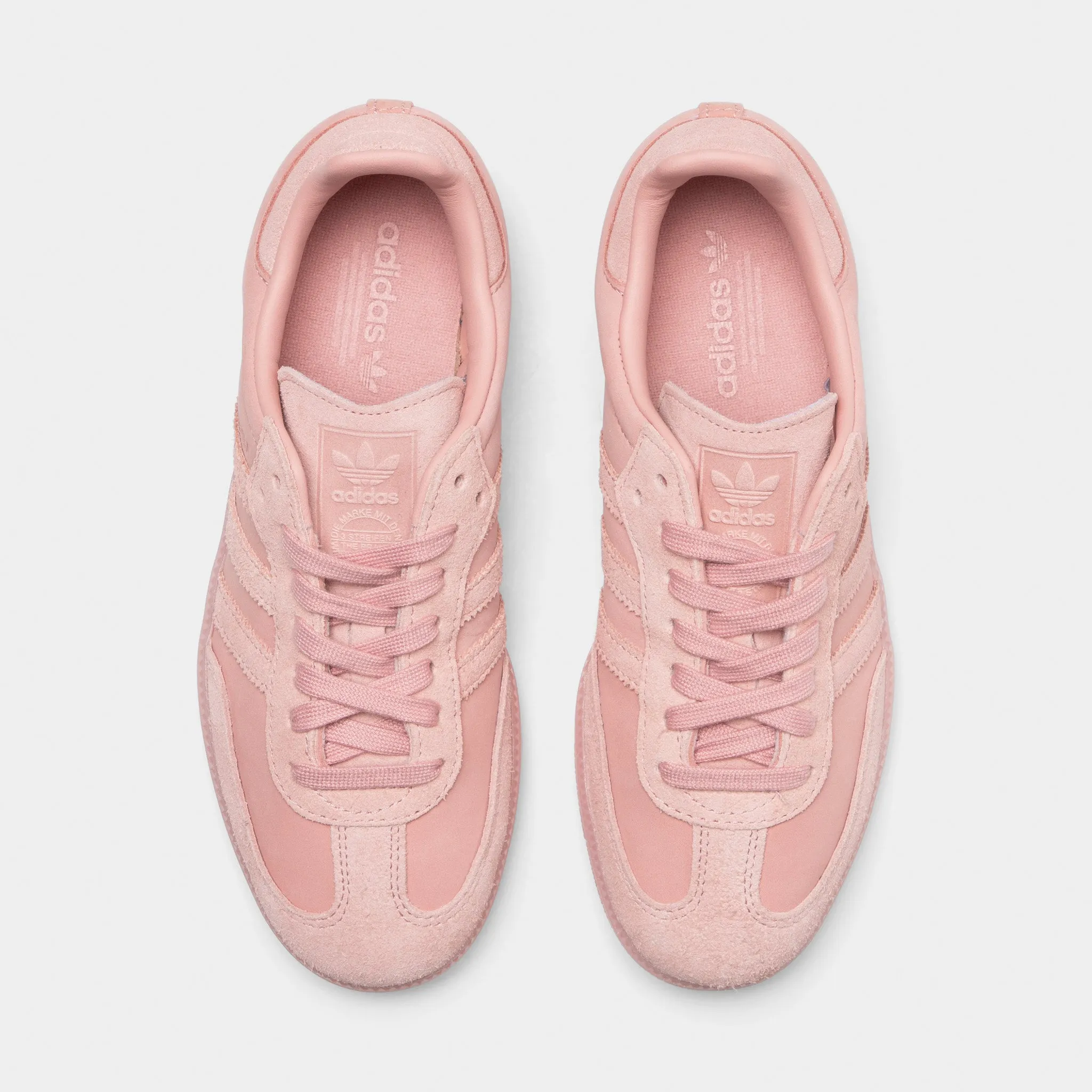 adidas Women's Samba OG Pink / Pink High-Traction Sole Vertical Flex Channel