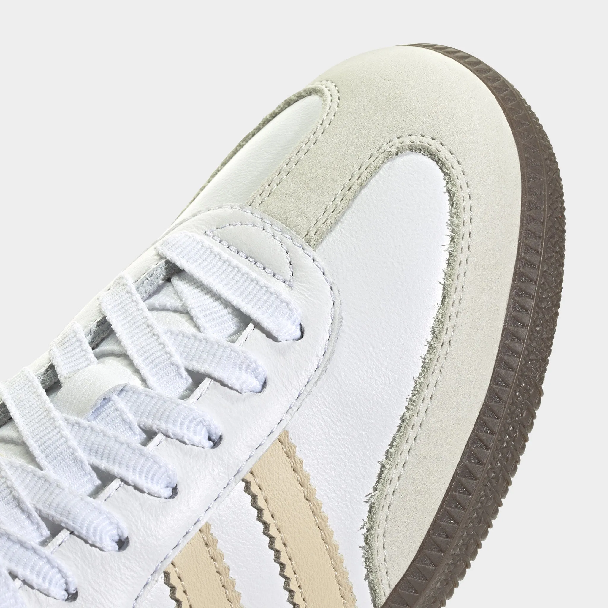 Leather adidas Women's Samba OG White / Sandstorm - White
