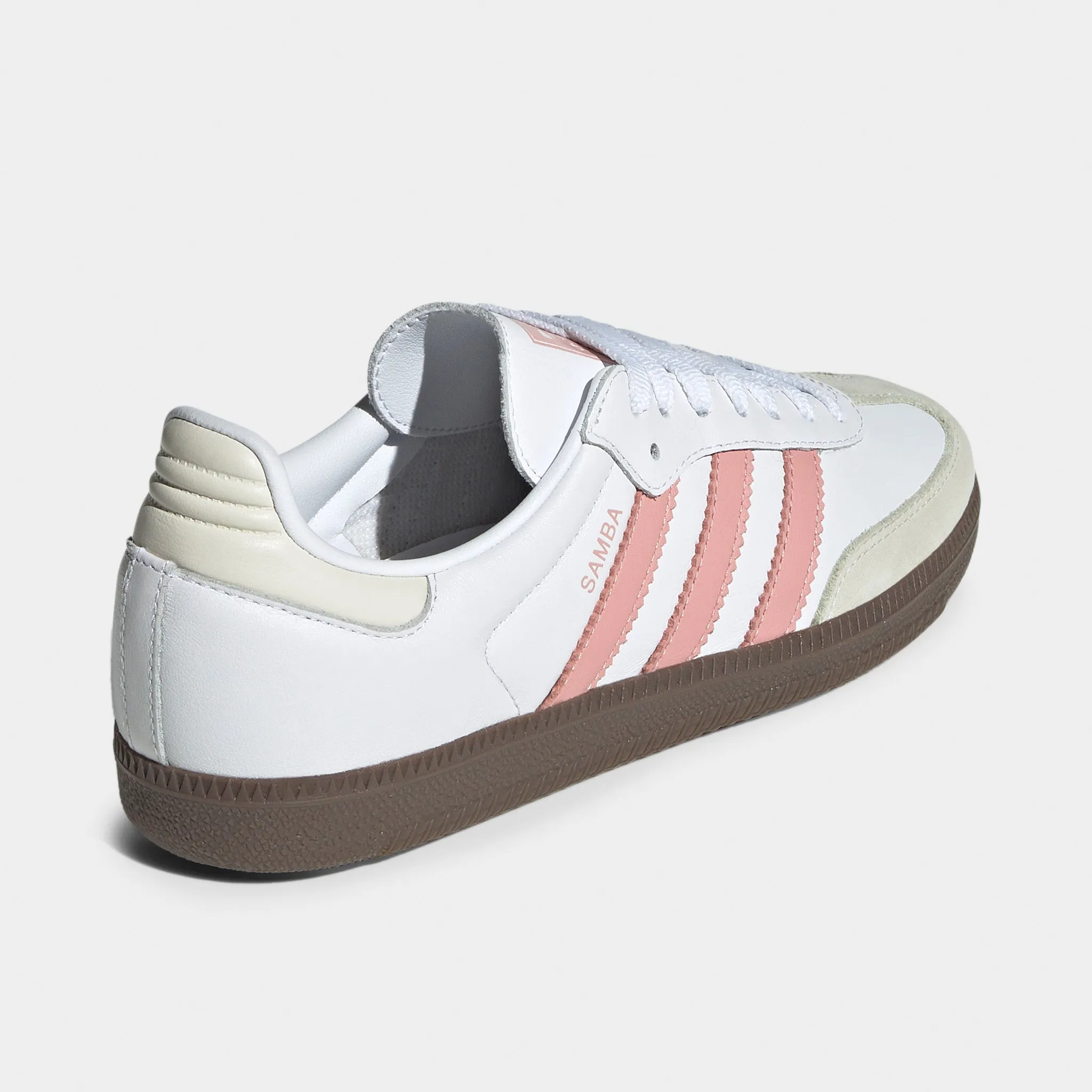 adidas Women's Samba OG White / Wonder Mauve - White Sleek Ease