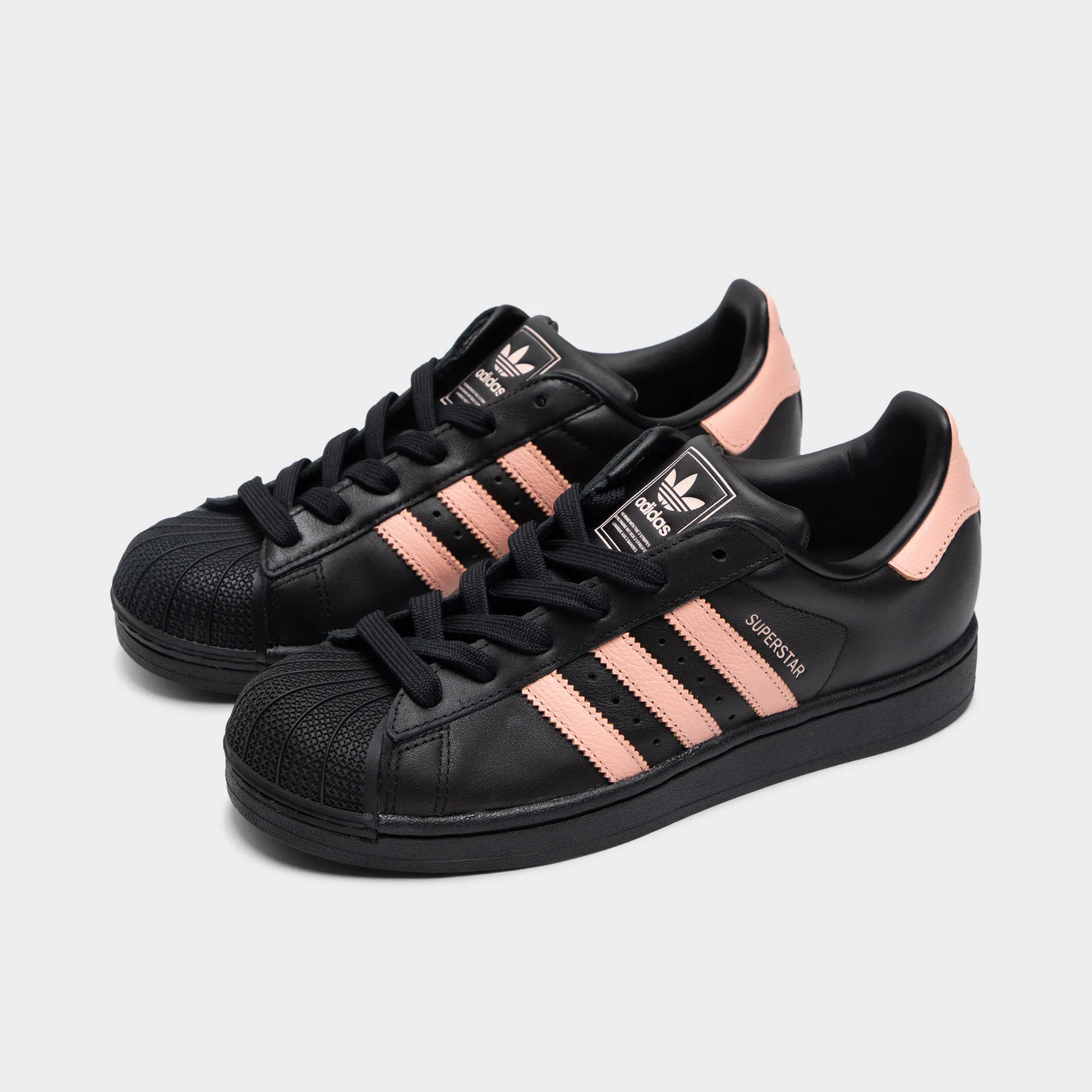 adidas Women's Superstar II Core Black / Glow Pink Stable Wear