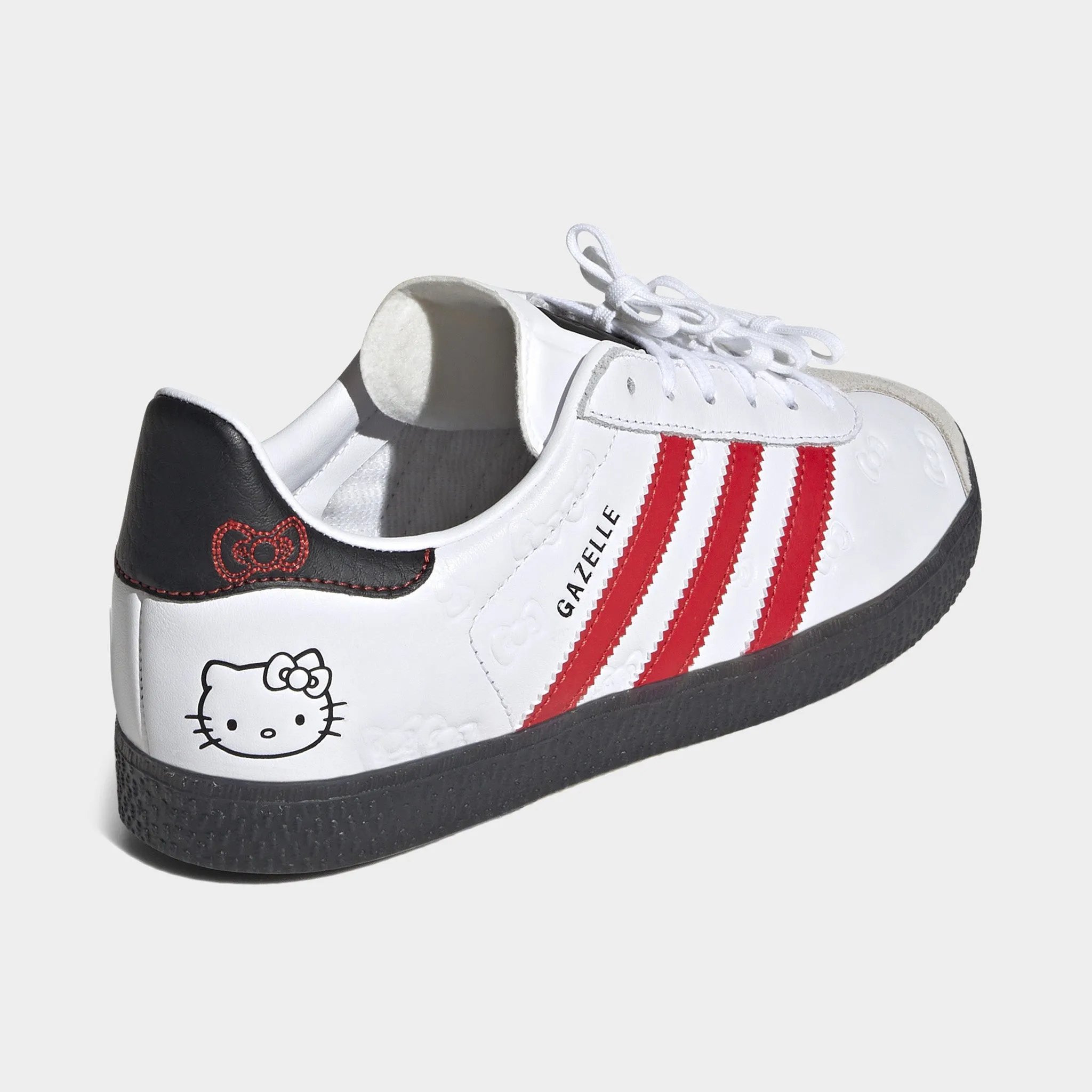 Classy stability Comfortable Sole adidas x Hello Kitty Juniors' Gazelle White / Red