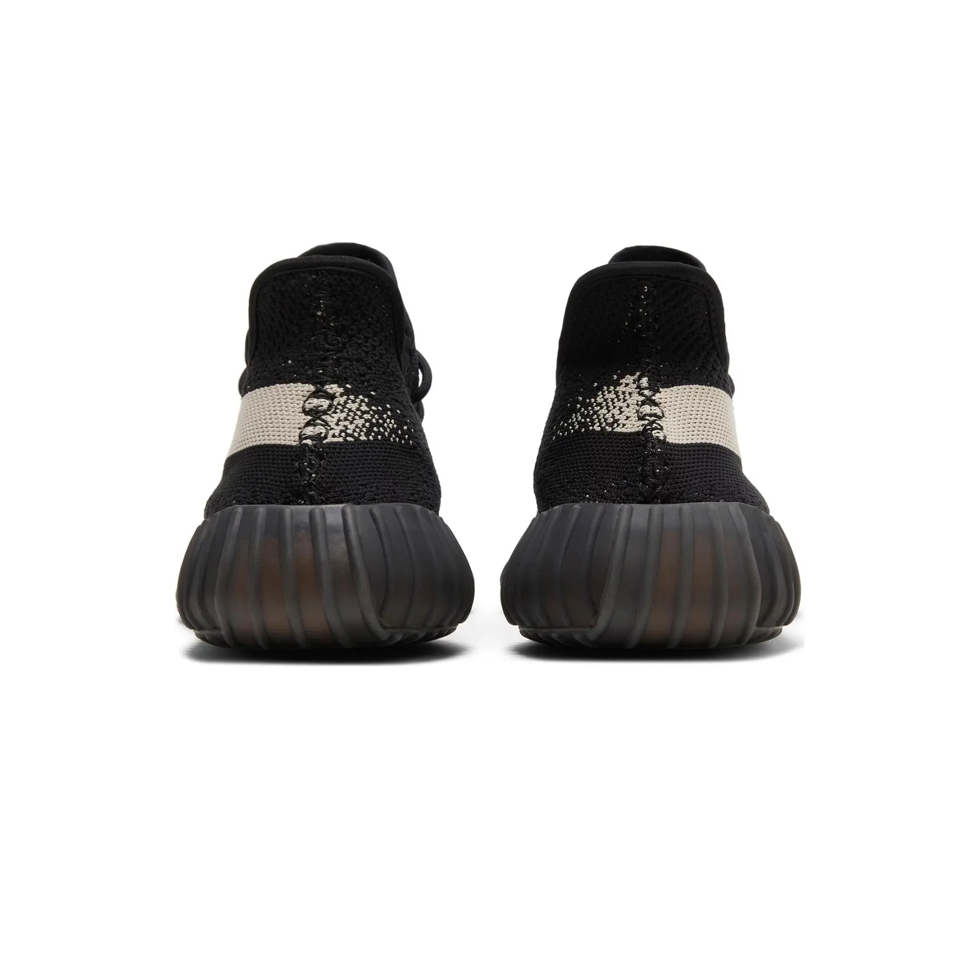 running in a prairie area shoes Adidas Yeezy Boost 350 V2 'Core Black White' (2022)