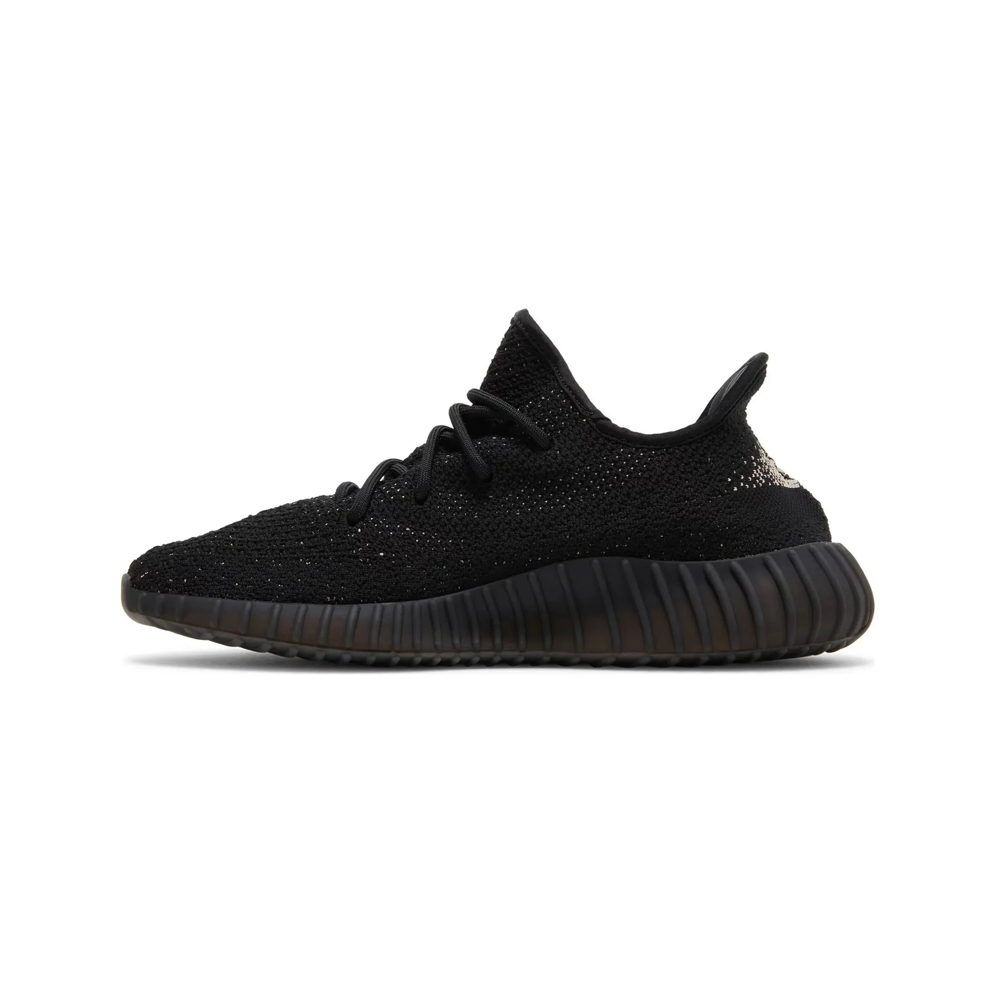 Adidas Yeezy Boost 350 V2 'Core Black White' (2022) elastic closure shoes