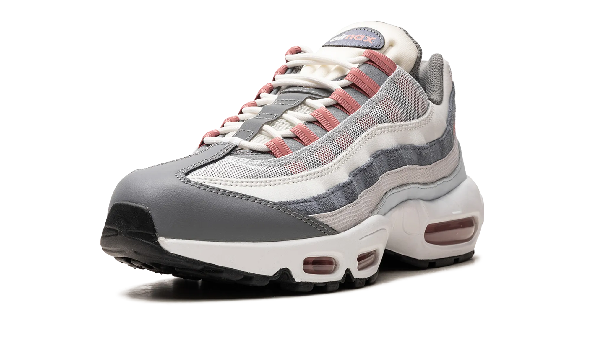 Air Max 95 "Vast Grey Red Stardust" winter - resistant lycra running gear