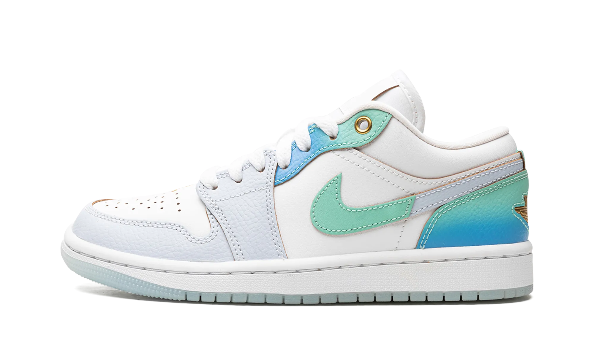 Ventilation Perforations Insole Support Air Jordan 1 Low WMNS "Emerald Rise"