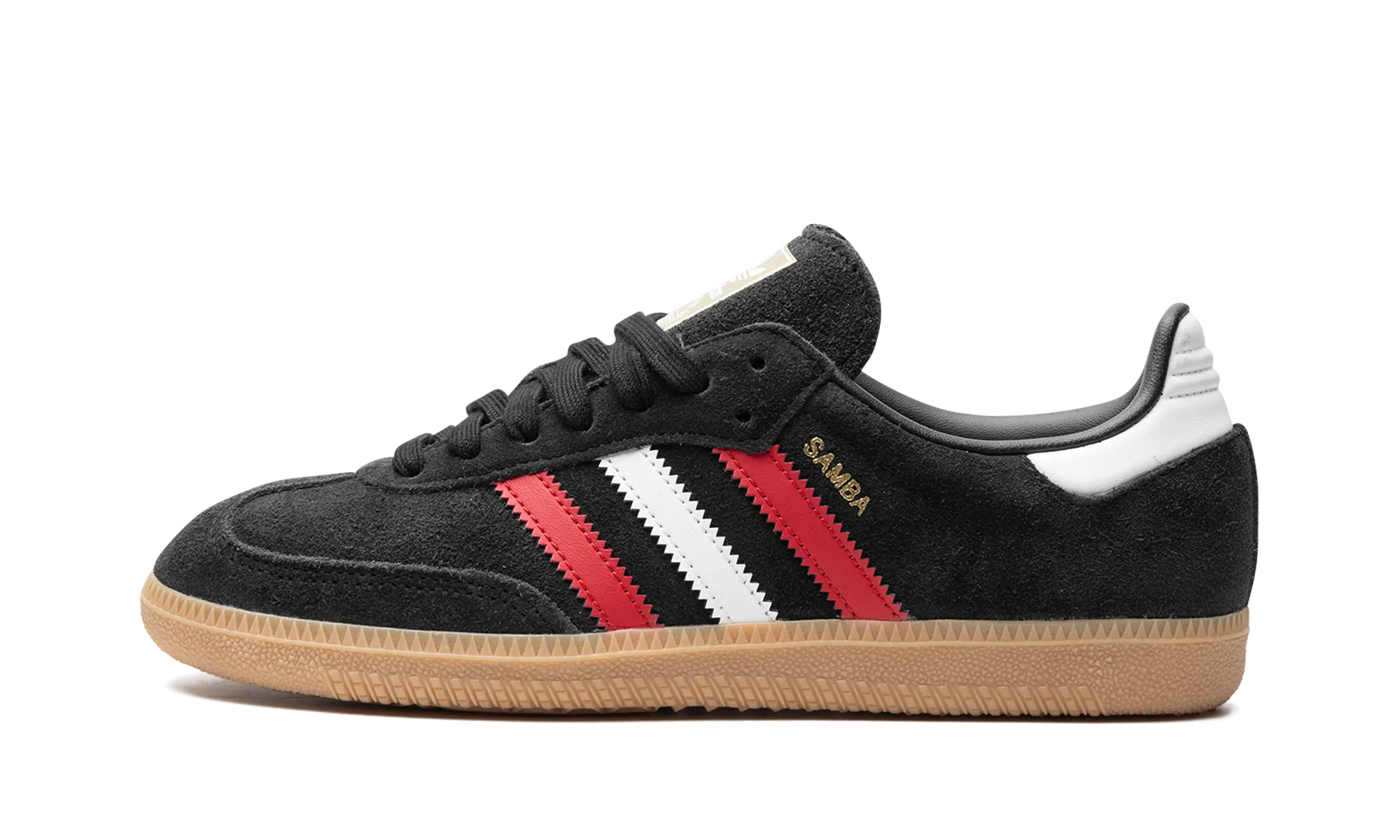 Samba OG "core black/better scarlet/GUM 3" Smart Fit