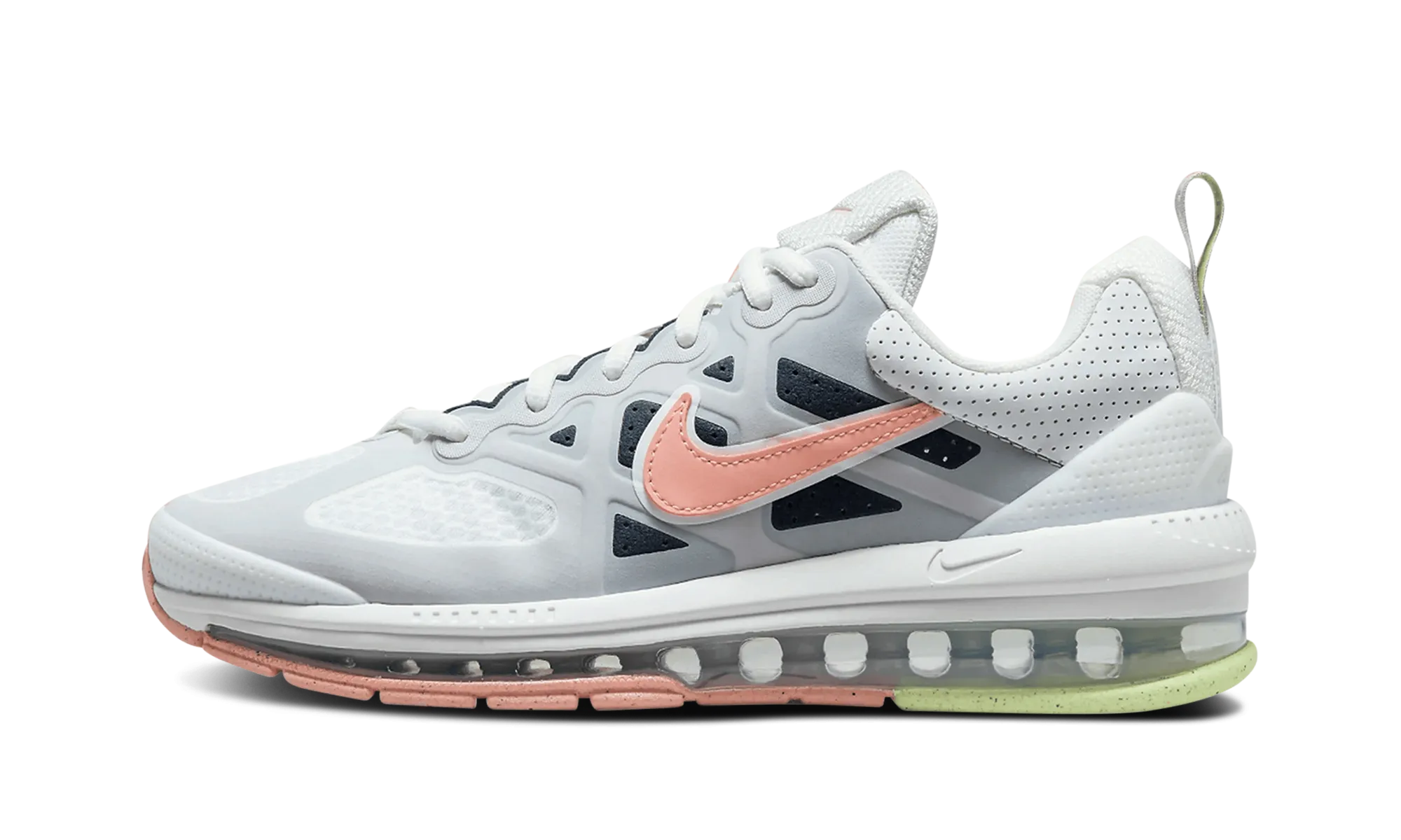 hard - wearing outsole shoes Straight Running Air Max Genome WMNS "White Crimson Bliss"