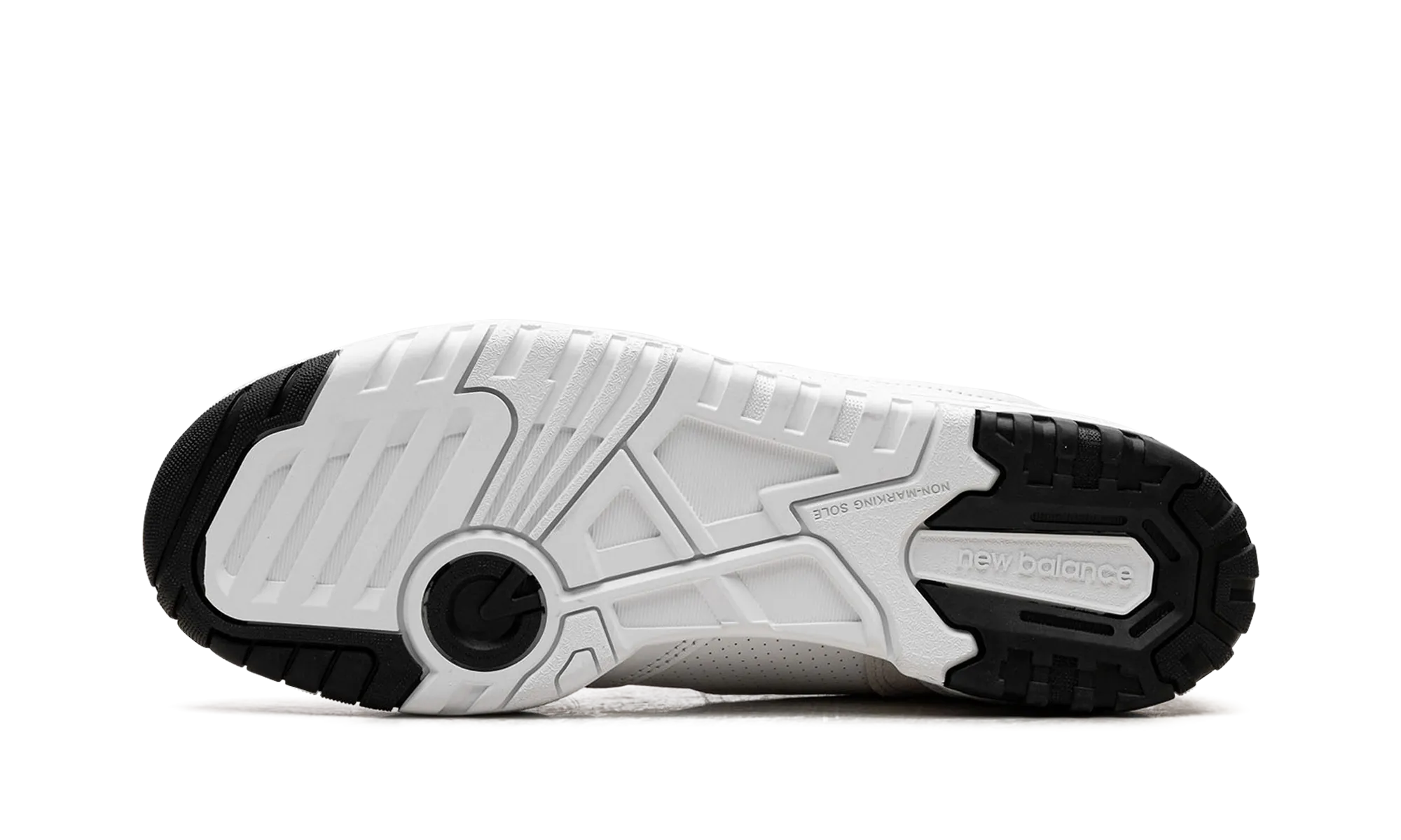 550 "White Black Moonrock" running in neutral colors