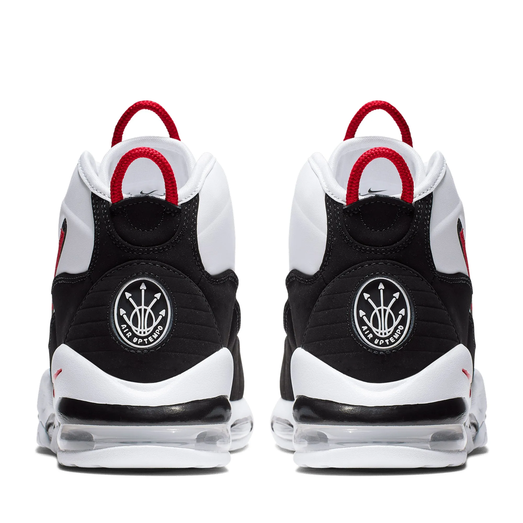 Nike Air Max Uptempo '95 - White/University Red Energy Bounce Breathable Jacquard Weave