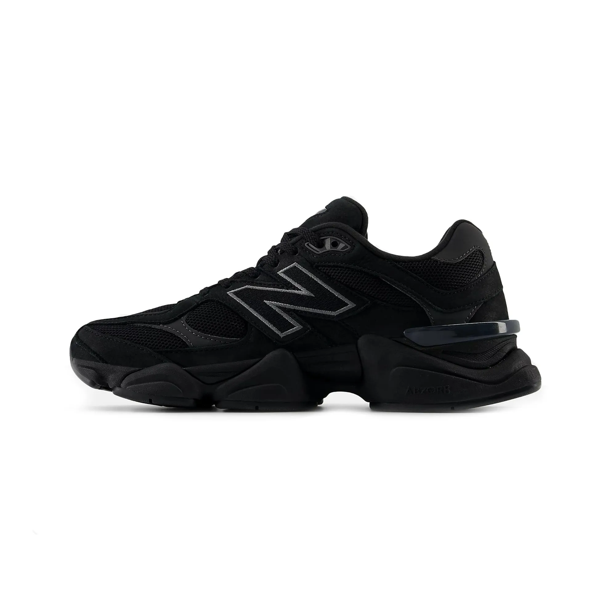 New Balance 9060 'Black Cement' (2025) Practical Shoes Lightweight Design