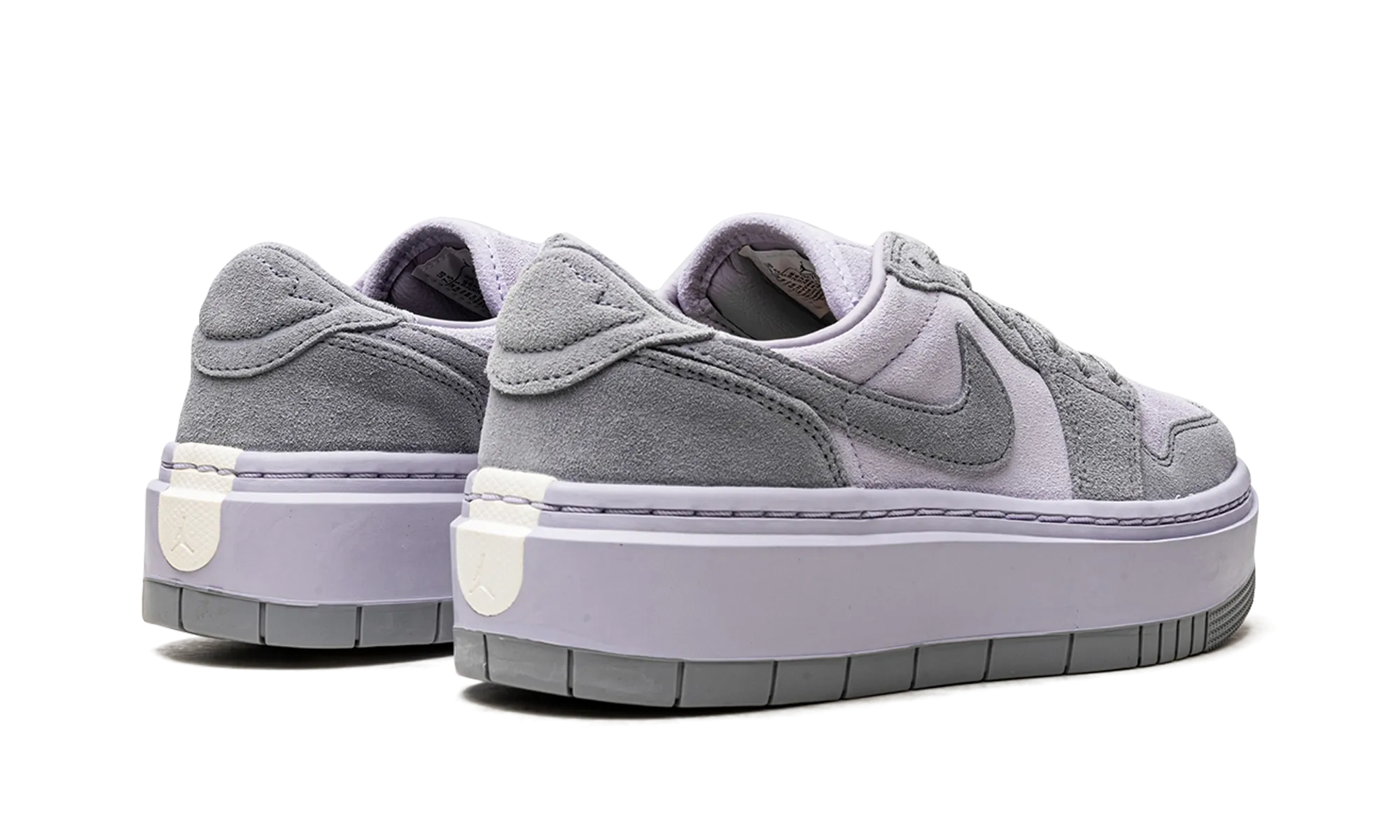 Ergonomic Heel Counters Stretchable Upper AIR JORDAN 1 ELEVATE LO WMNS "Stealth / Titanium"