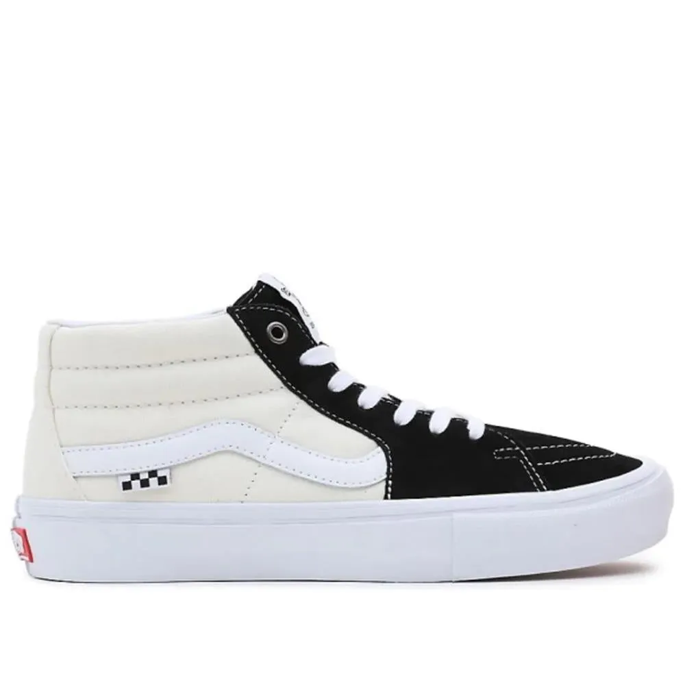Washable Vans Skate Grosso Mid - Marshmallow/Black