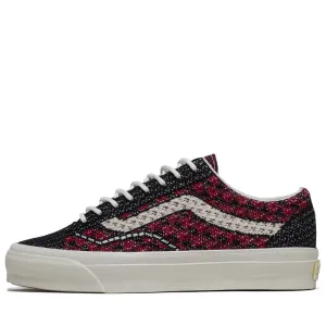 Vans LX Old Skool 36 EK - Geo Check Bordeaux Red Aero Dynamic Silhouette Light Structure