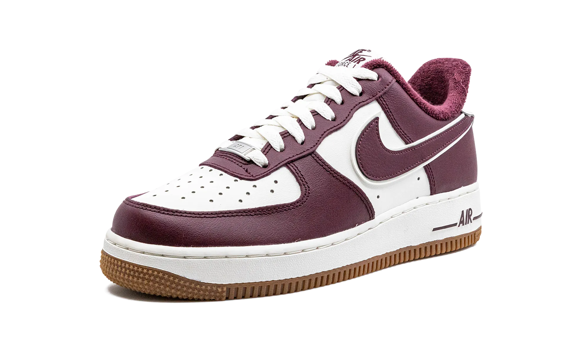 Quick Flex Flexibility Ride Air Force 1 Low "College Pack - Night Maroon"
