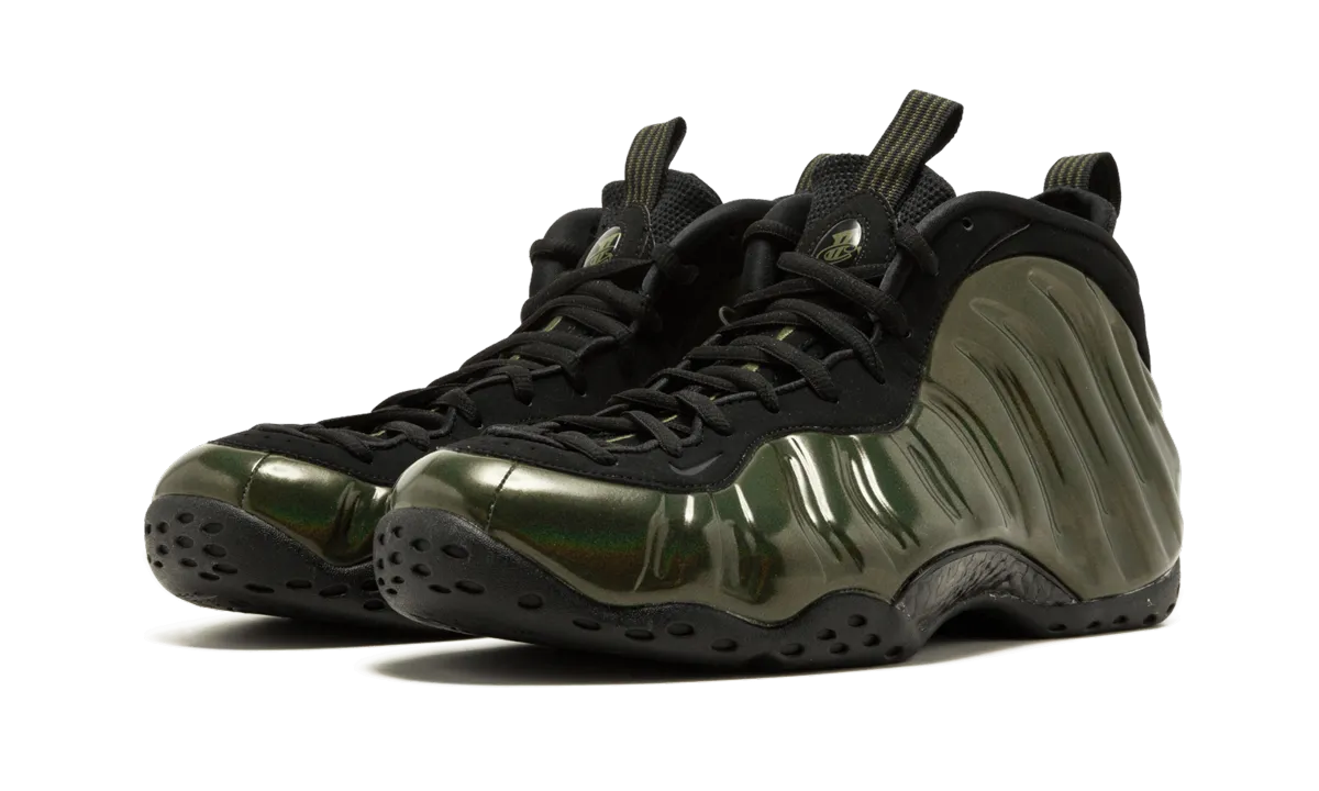 Quick Drying Secure Foot Support Air Foamposite One "Legion Green"