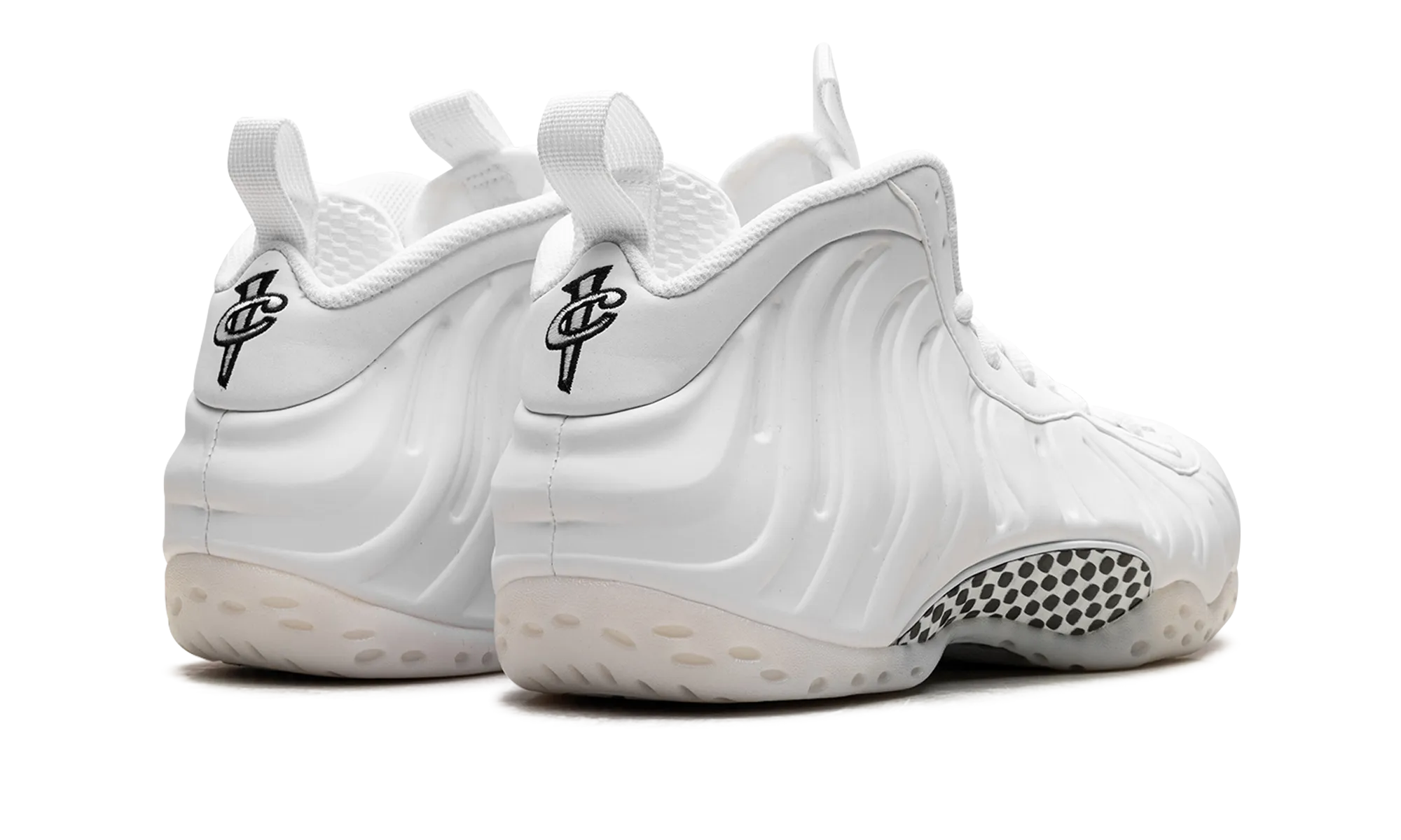 Non Compression Foam Sneakers Breathability Air Foamposite One "Triple White"