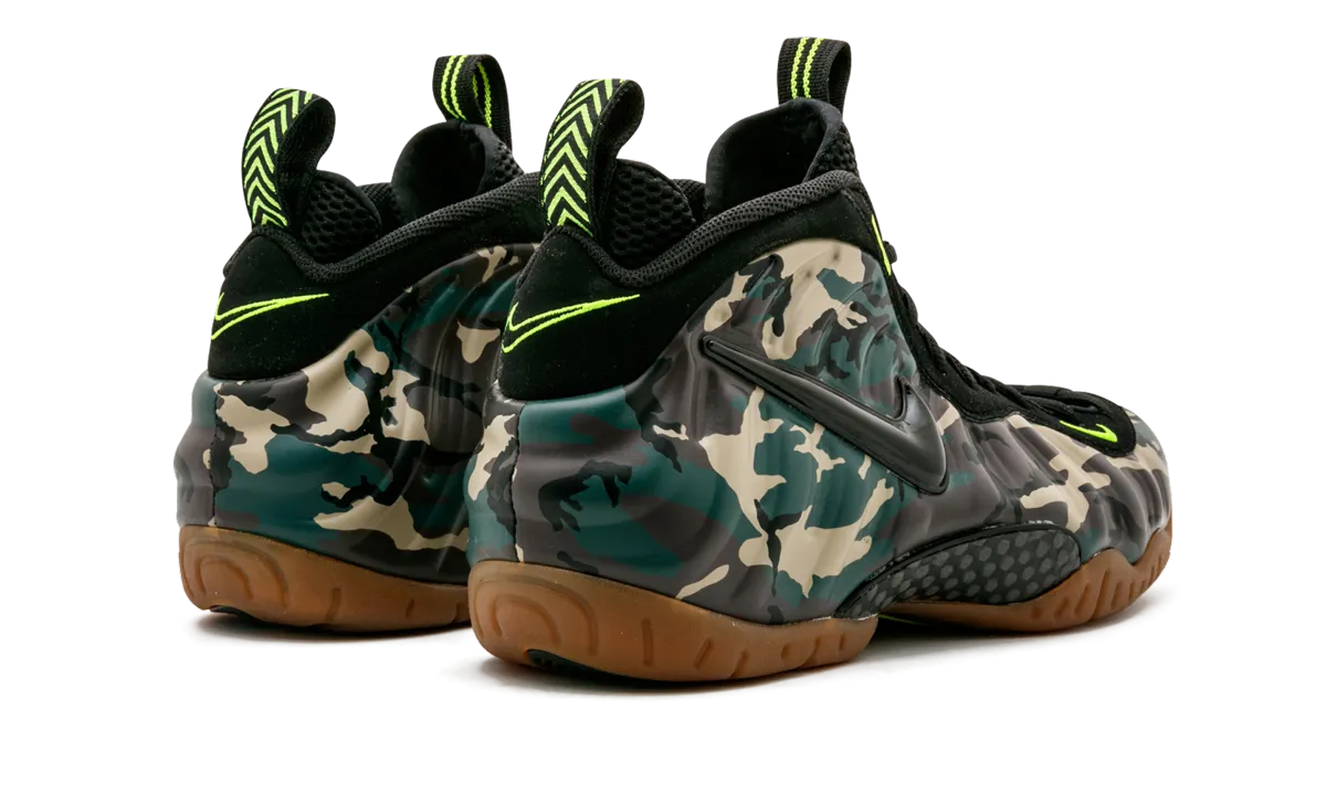 PUMidsole Enhanced Foreflex Grooves Air Foamposite Pro PRM LE "Green Camo"
