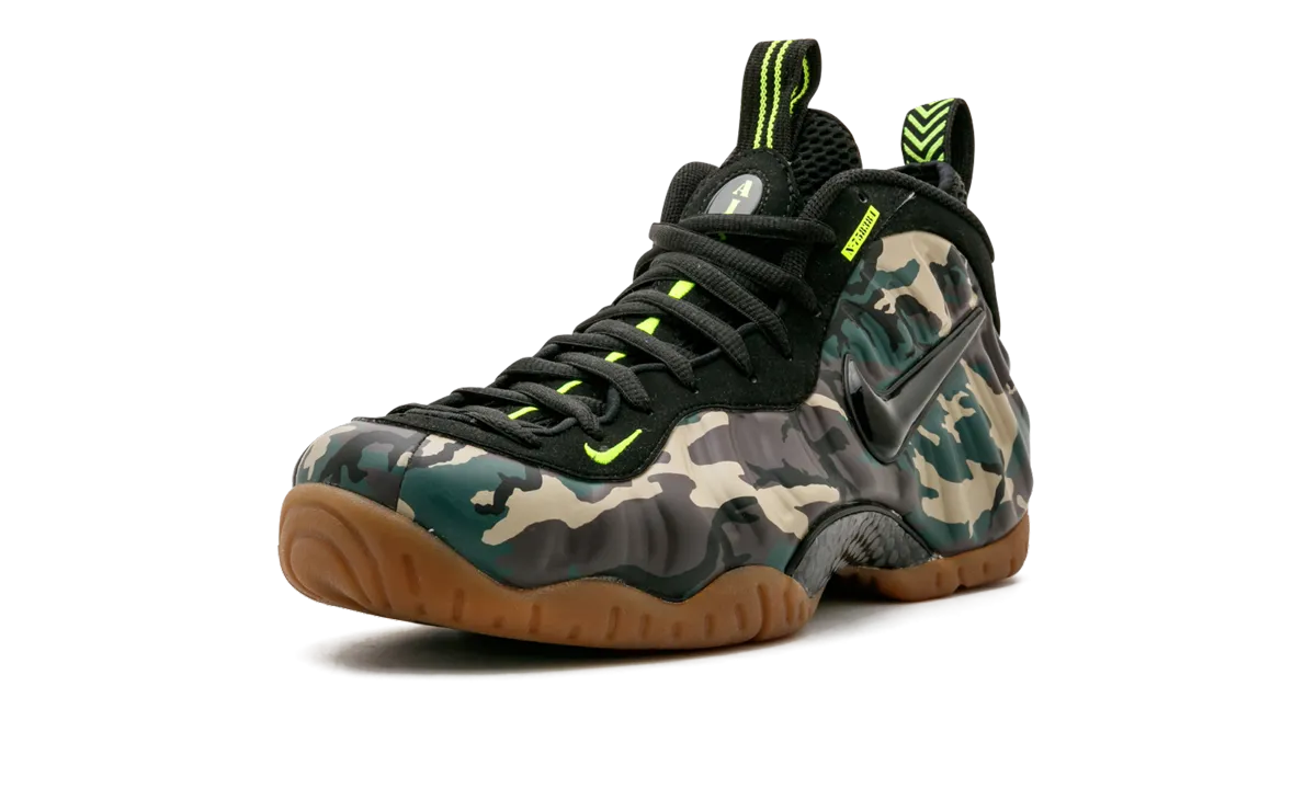Hollow Heel Rebound Foam Air Foamposite Pro PRM LE "Green Camo"