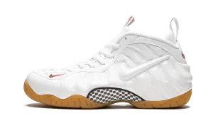 Premium Leather Contoured Arch Frame Air Foamposite Pro ""White Gucci""