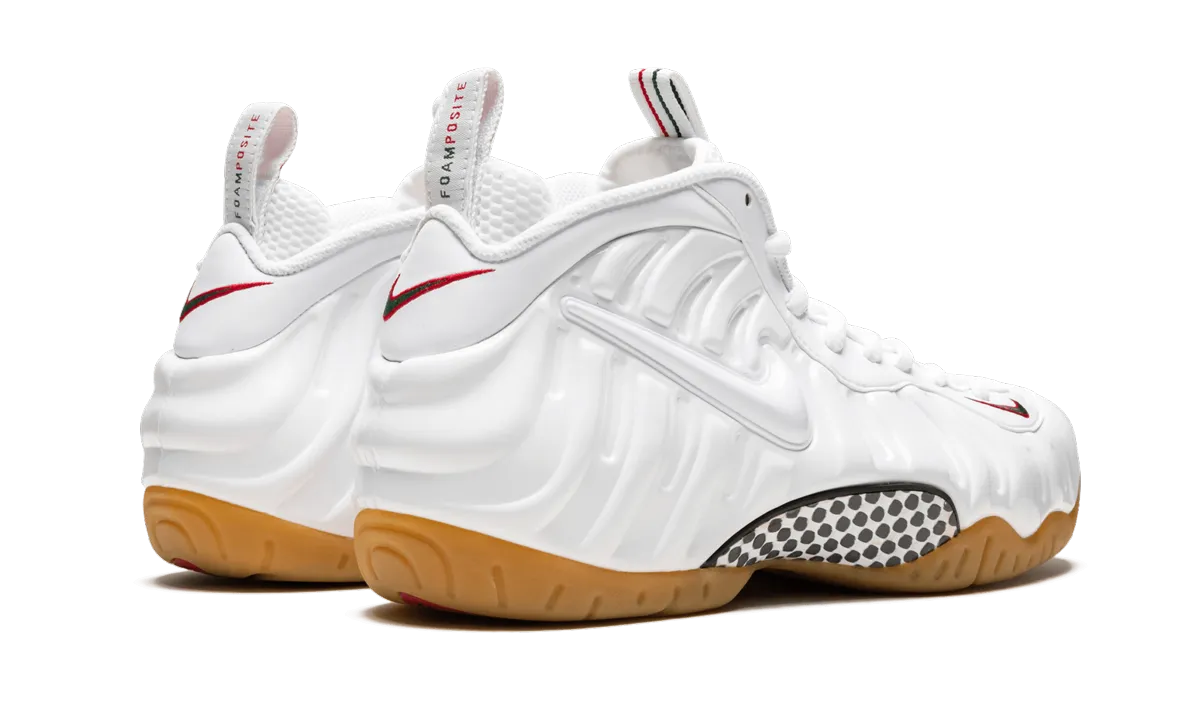 Minimalist Design Air Foamposite Pro ""White Gucci""