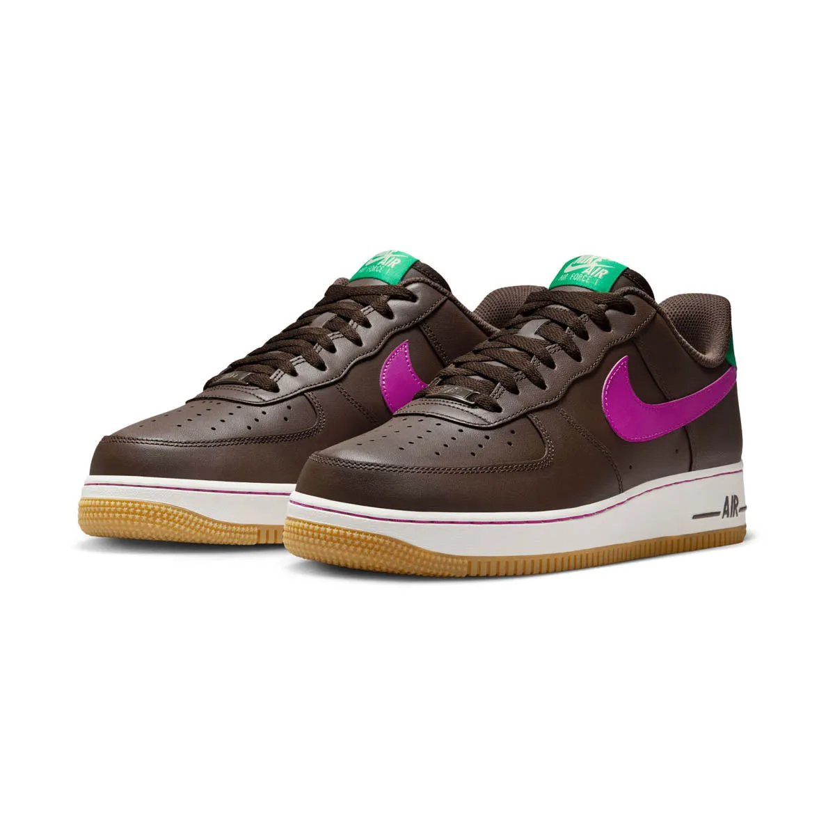 Active Routine Streamlined wear Air Force 1 '07 'Baroque Brown Vivid Purple' Men's Shoes