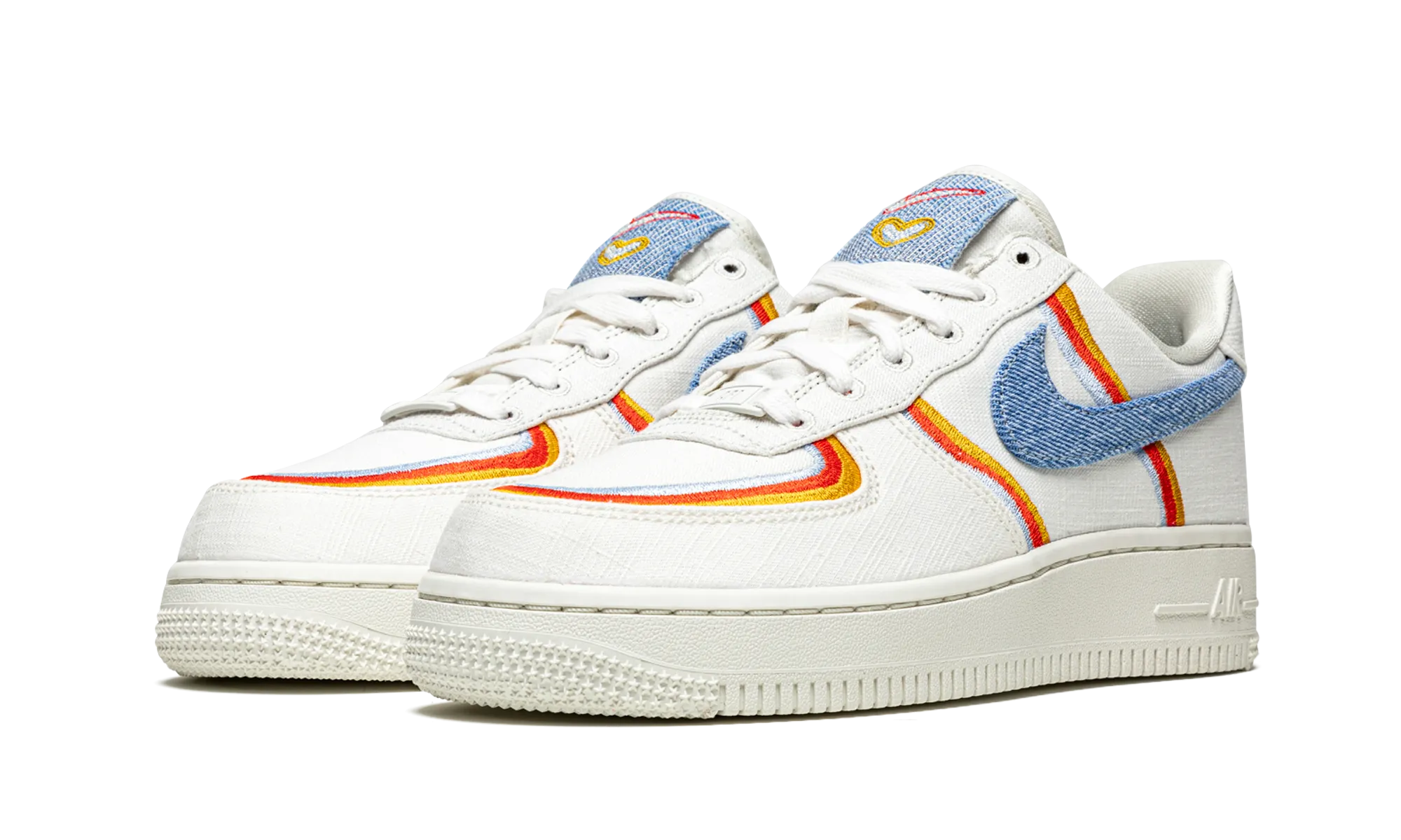 AIR FORCE 1 '07 LV8 MNS WMNS "Denim Swoosh" Freestyle Performance
