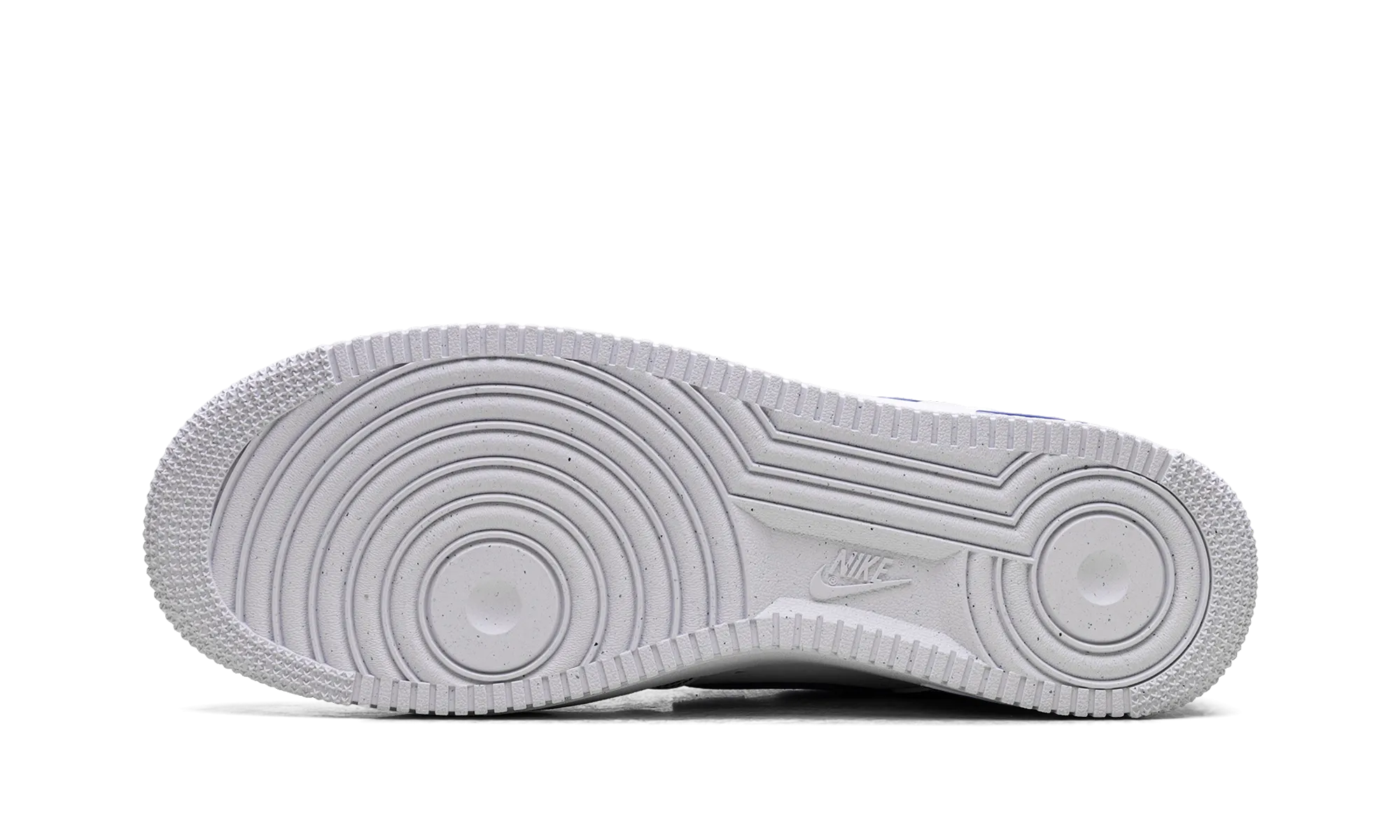 Air Force 1 '07 LV8 "White Deep Royal Contrast Stitch" Traction pattern