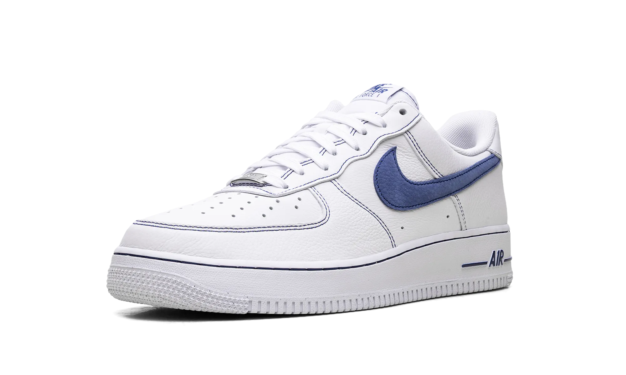 Air Force 1 '07 LV8 "White Deep Royal Contrast Stitch" Ventilated Design