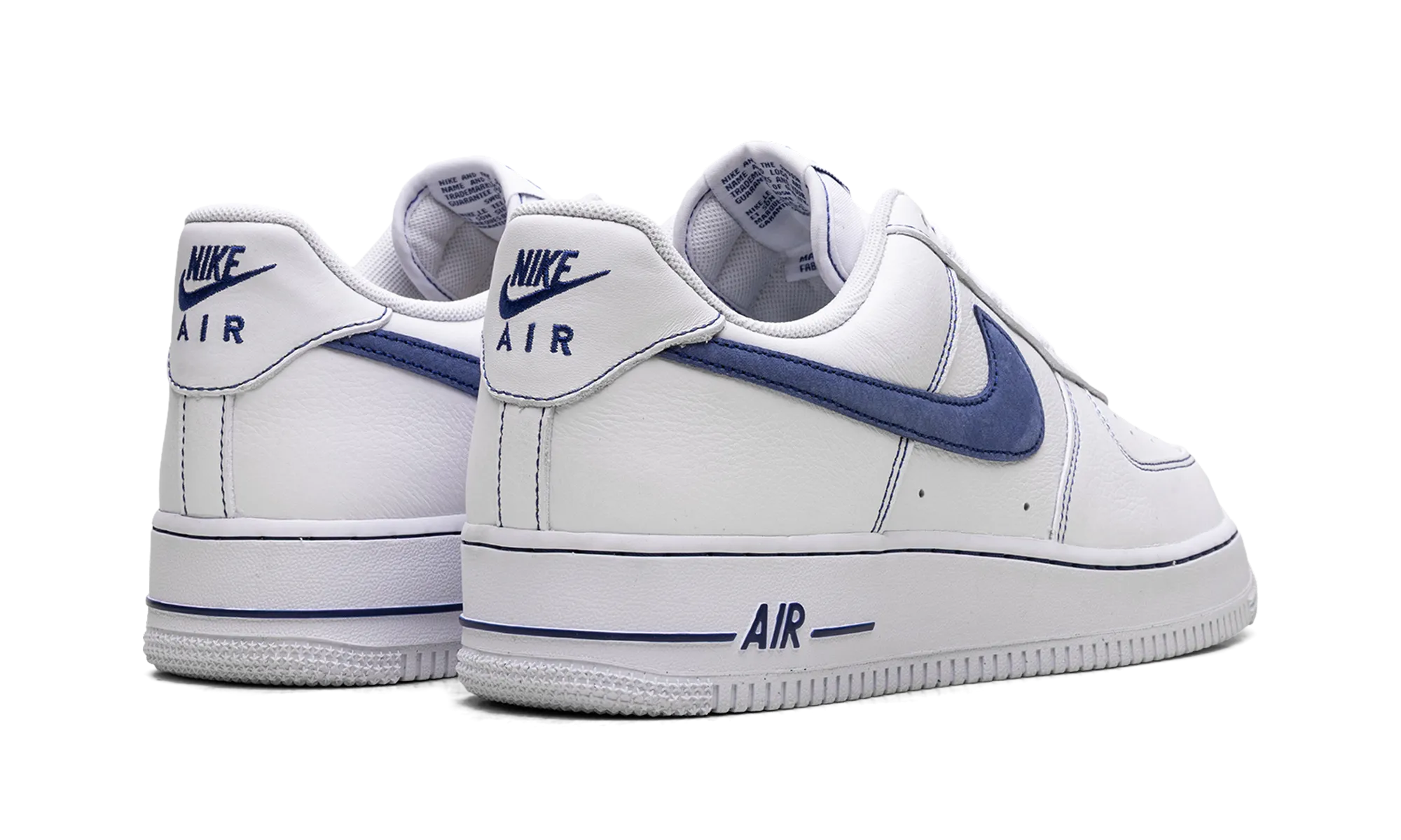 Air Force 1 '07 LV8 "White Deep Royal Contrast Stitch" Speed Gear Bold Movement