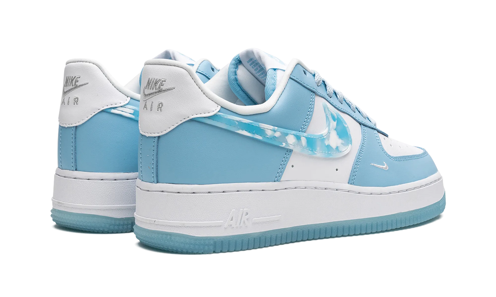 Elastic AIR FORCE 1 '07 LX MNS WMNS "Nail Art White Blue"