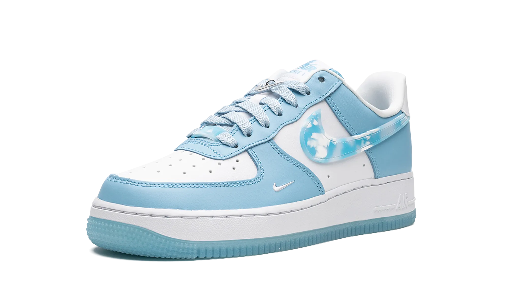 Low Top Style AIR FORCE 1 '07 LX MNS WMNS "Nail Art White Blue"