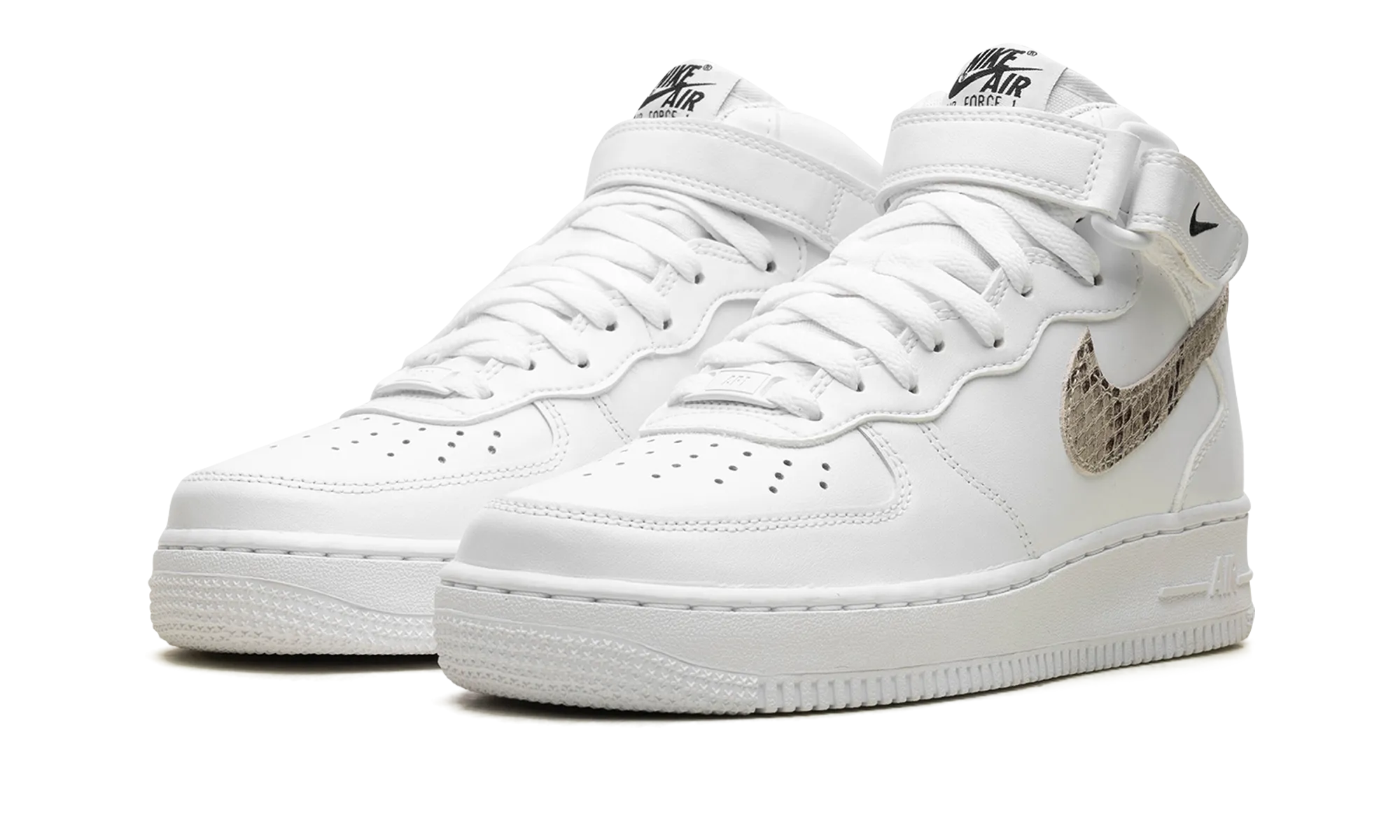 Versatile AIR FORCE 1 '07 MID WMNS "White Snake Swoosh"