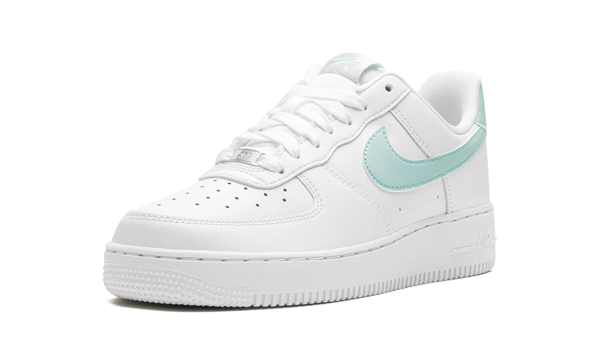 AIR FORCE 1 '07 WMNS "White / Jade Ice" skateboarding Comfort Ride Fit