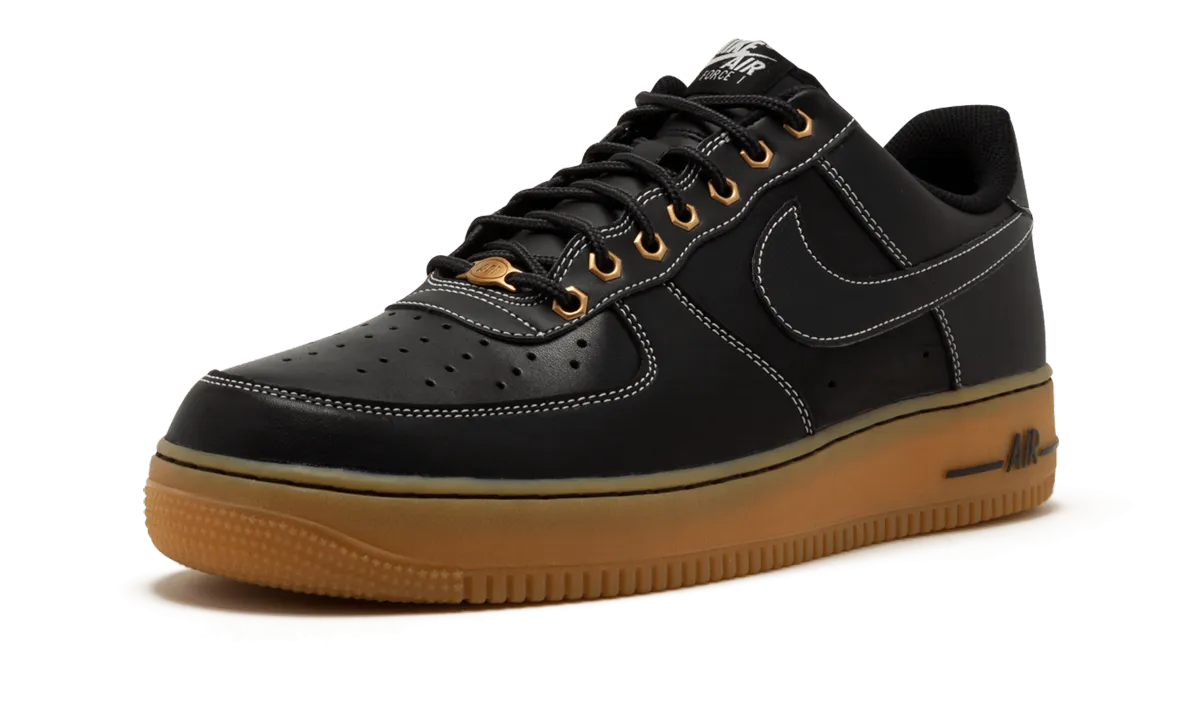 Air Force 1 lace up closure Grippy Rubber
