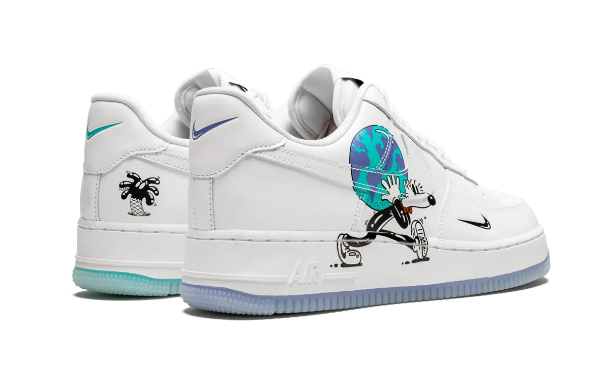 Air Force 1 Flyleather QS "Earth Day" Street Fashion