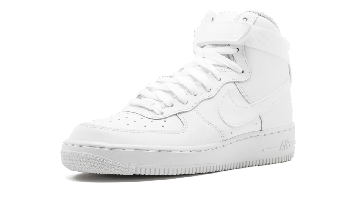 Air Force 1 High GS "Triple White" Strong Frame