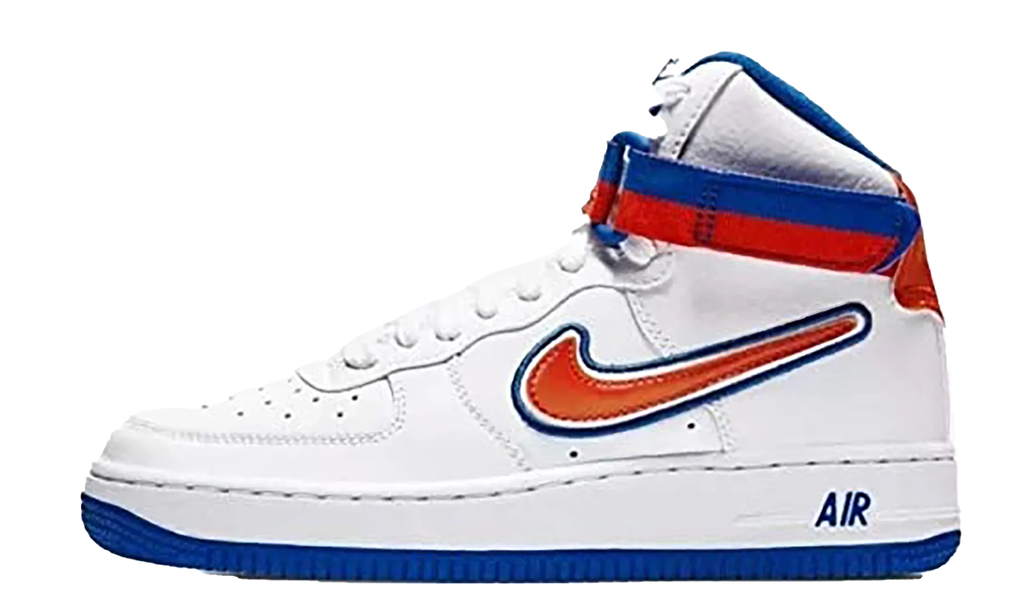 Air Force 1 High Lv8 Sport GS "MID NIGHT NAVY / UNIVERSITY RED" TPU Reinforcement Freestyle Comfort