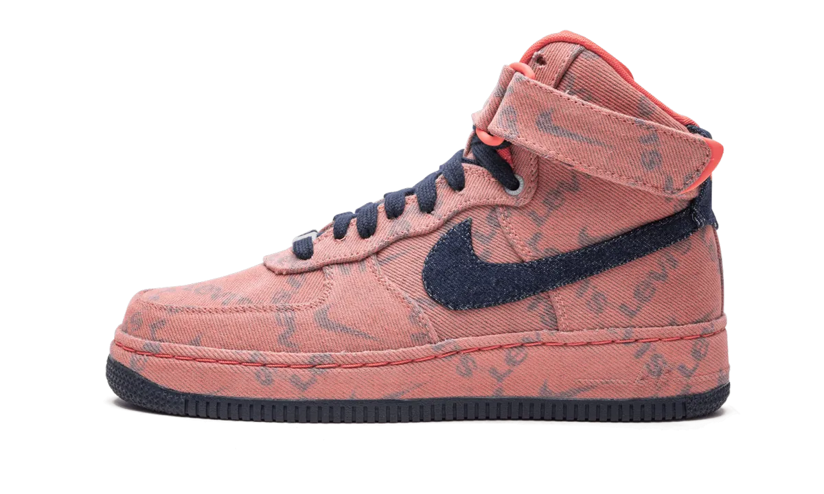 Streetwear Look Molded Insole Air Force 1 High "Levi's Denim"