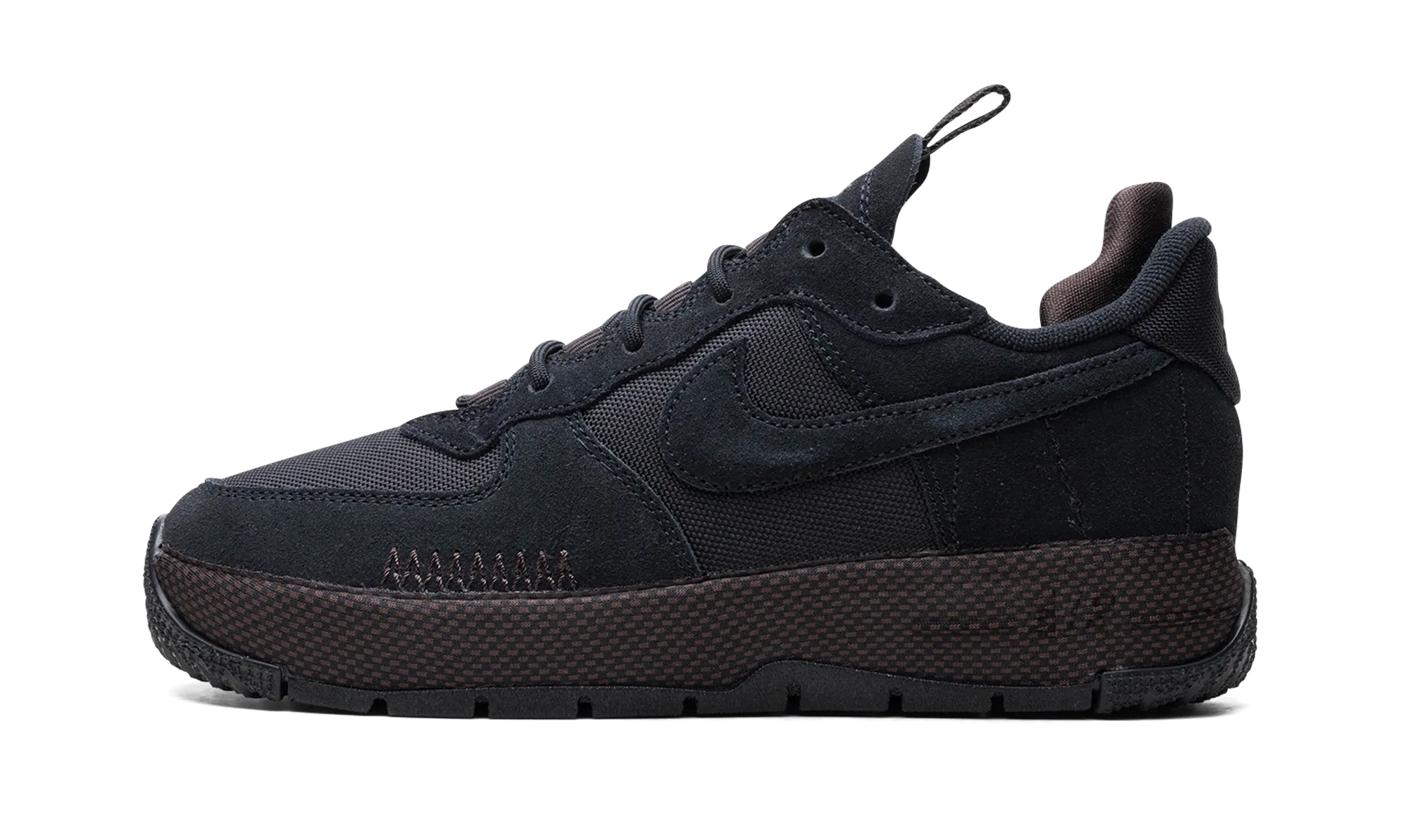 AIR FORCE 1 ILD WMNS "Black / Velvet Brown" Advanced Grip Sturdy Build
