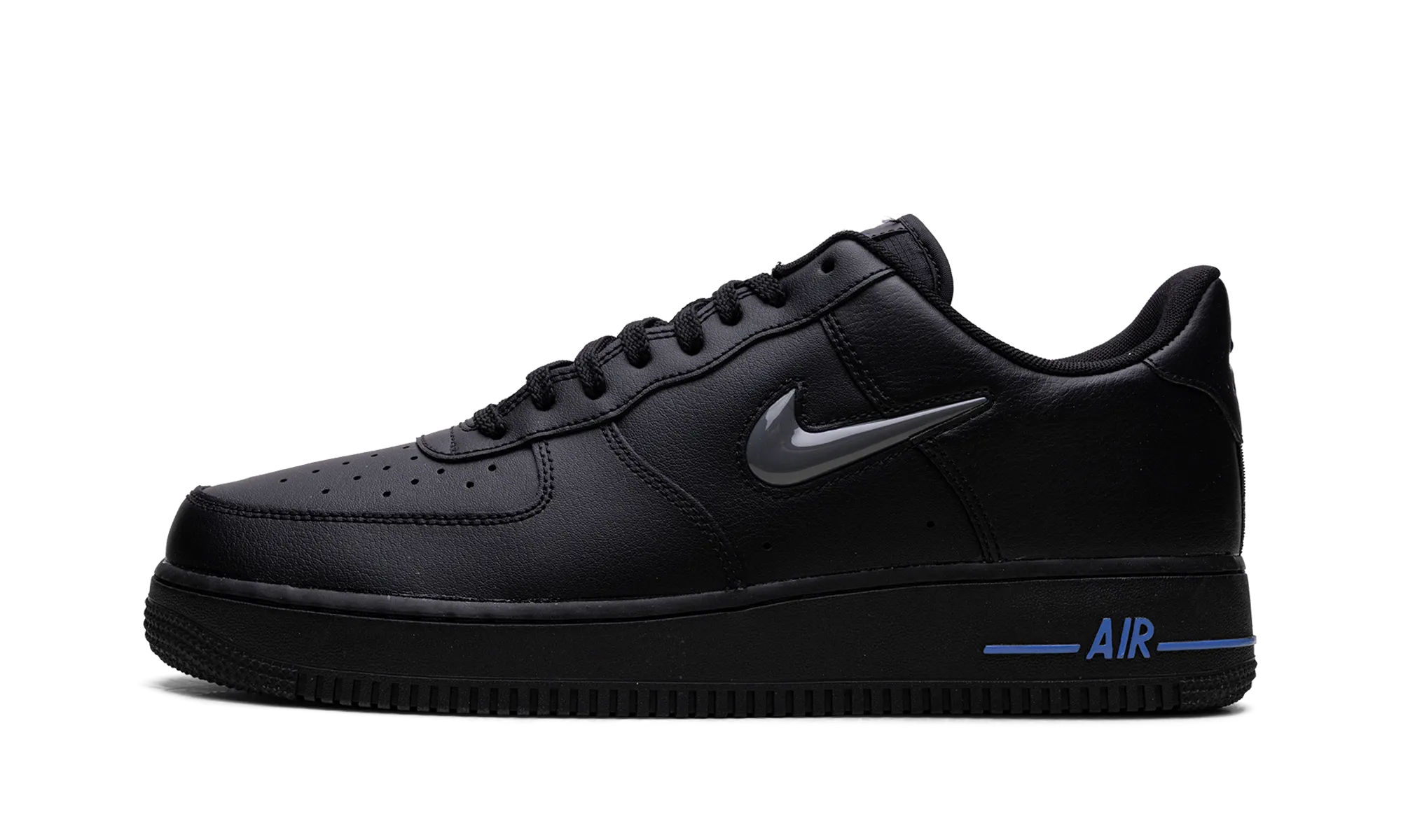 Skateboarding Comfort All terrain Air Force 1 Jewel "Black / Dark Grey"