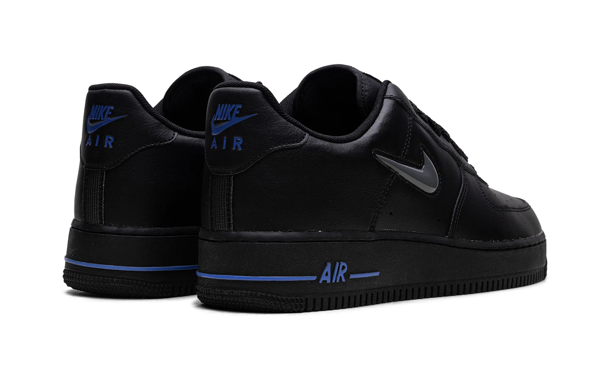 Air Force 1 Jewel "Black / Dark Grey" Vibrant Look Anti   Slip Design