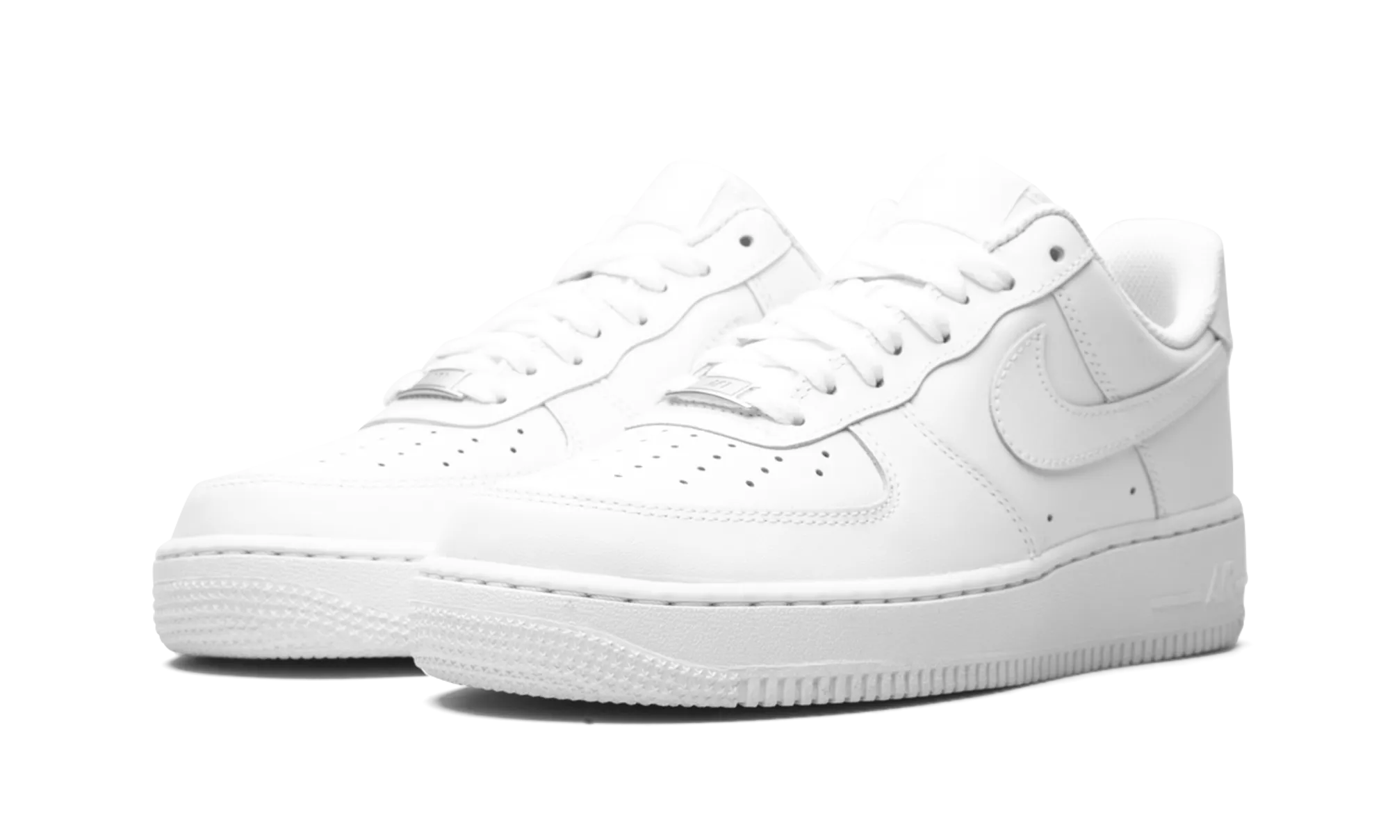 AIR FORCE 1 LO '07 MNS WMNS "White on White" Flexibility