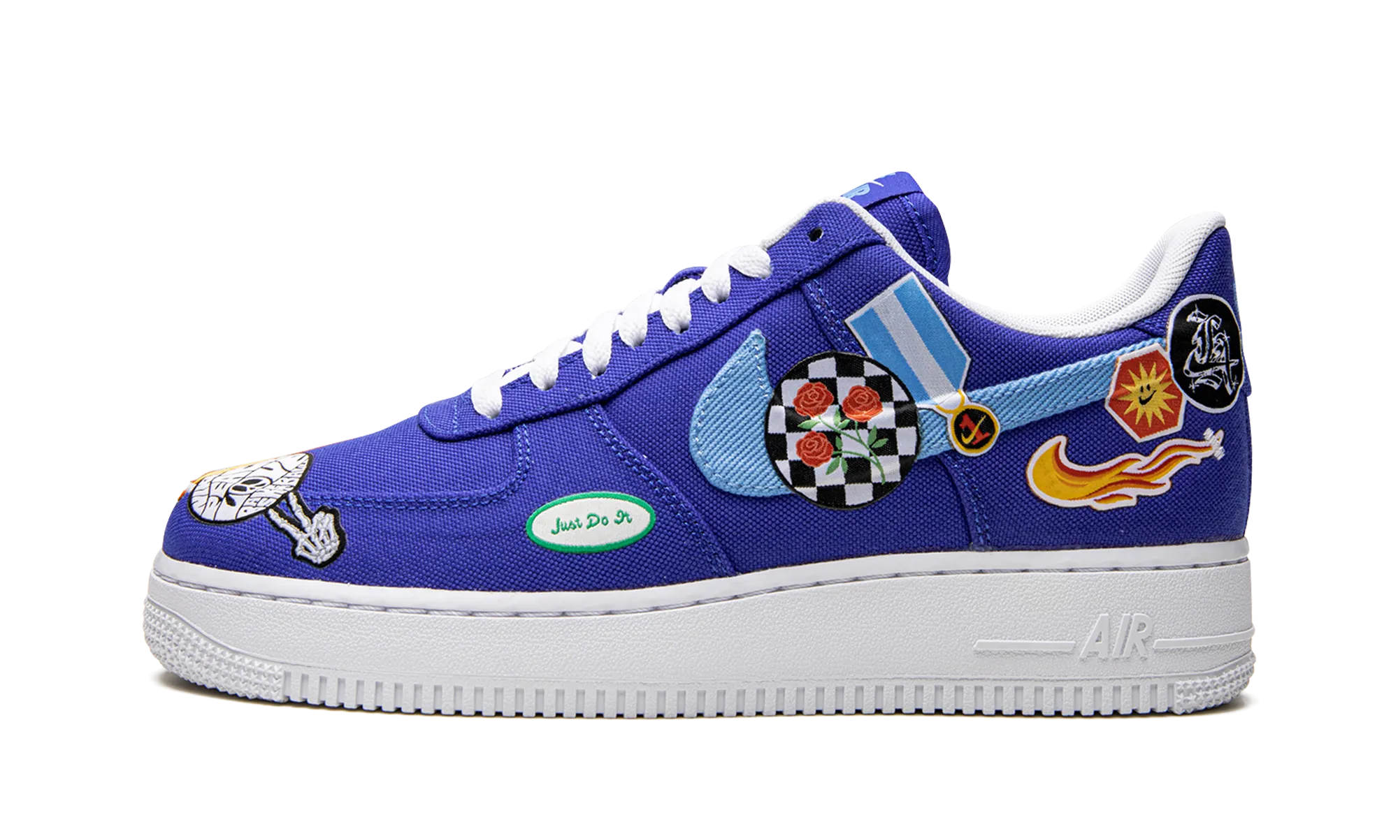 AIR FORCE 1 LO '07 PRM MNS WMNS "Los Angeles Patched Up" On Board Fit
