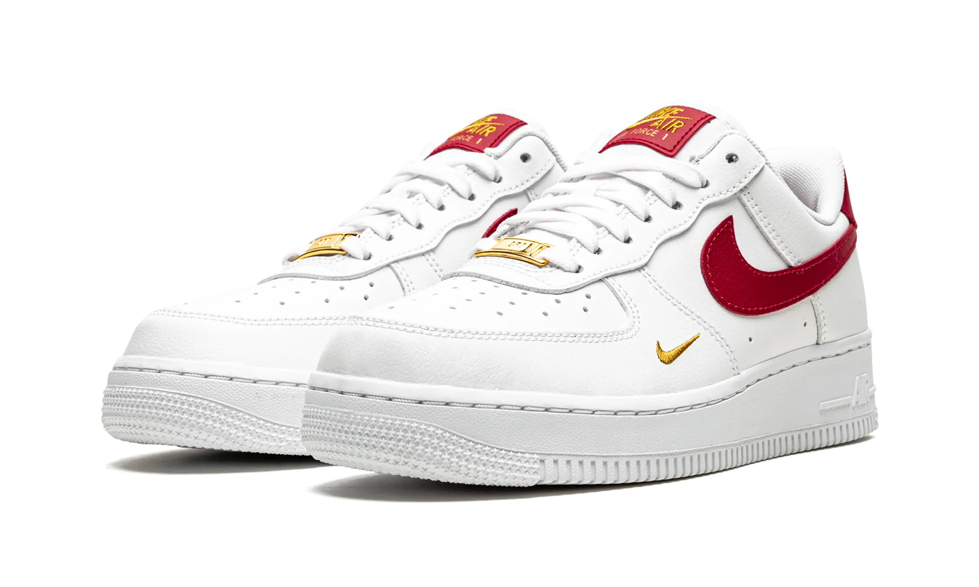 Elastic Bands AIR FORCE 1 LO ESSENTIAL MNS WMNS "White / Gym Red"