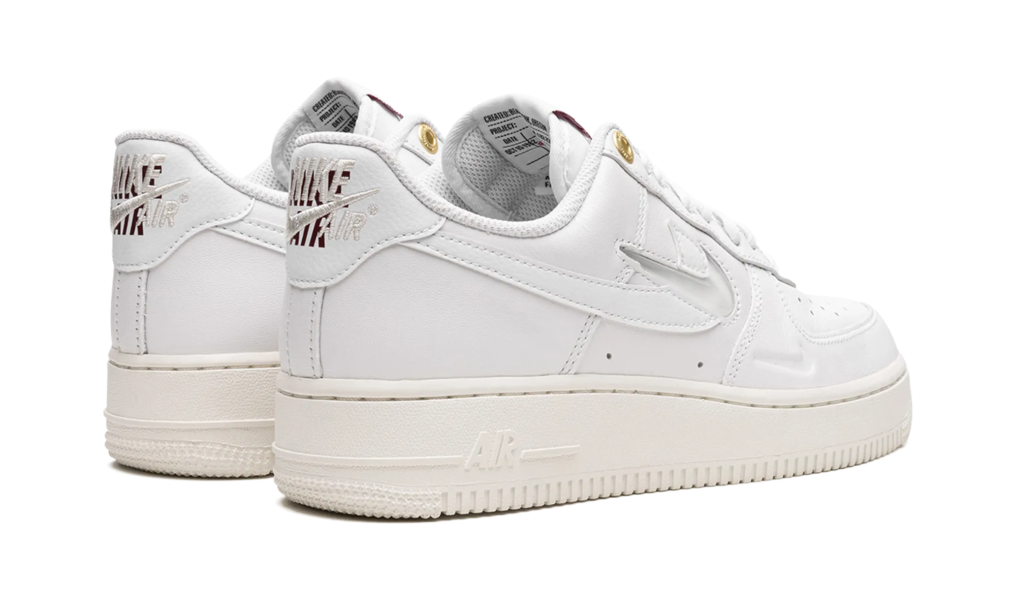 Teen Style Mesh AIR FORCE 1 LO MNS WMNS "Logo Pack - White"